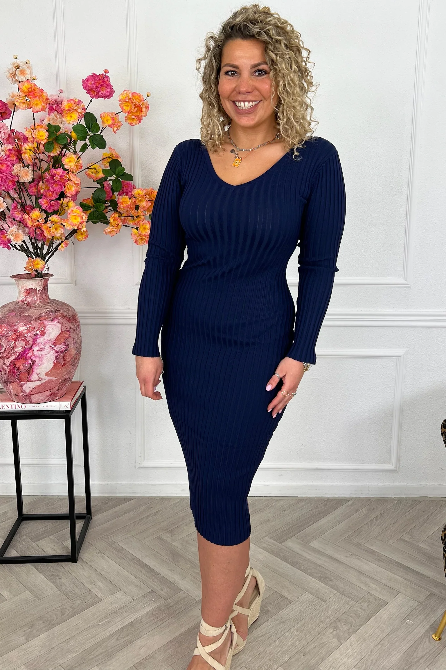 Perfect Pencil Dress - Navy