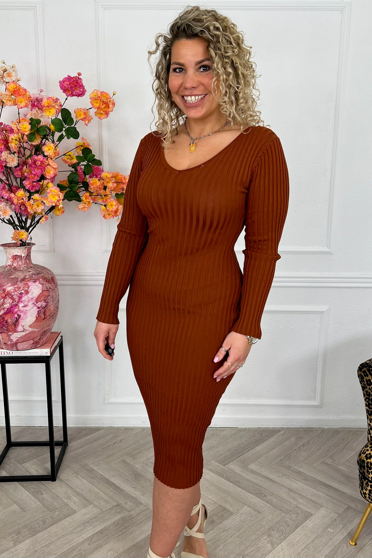 Perfect Pencil Dress - Rusty