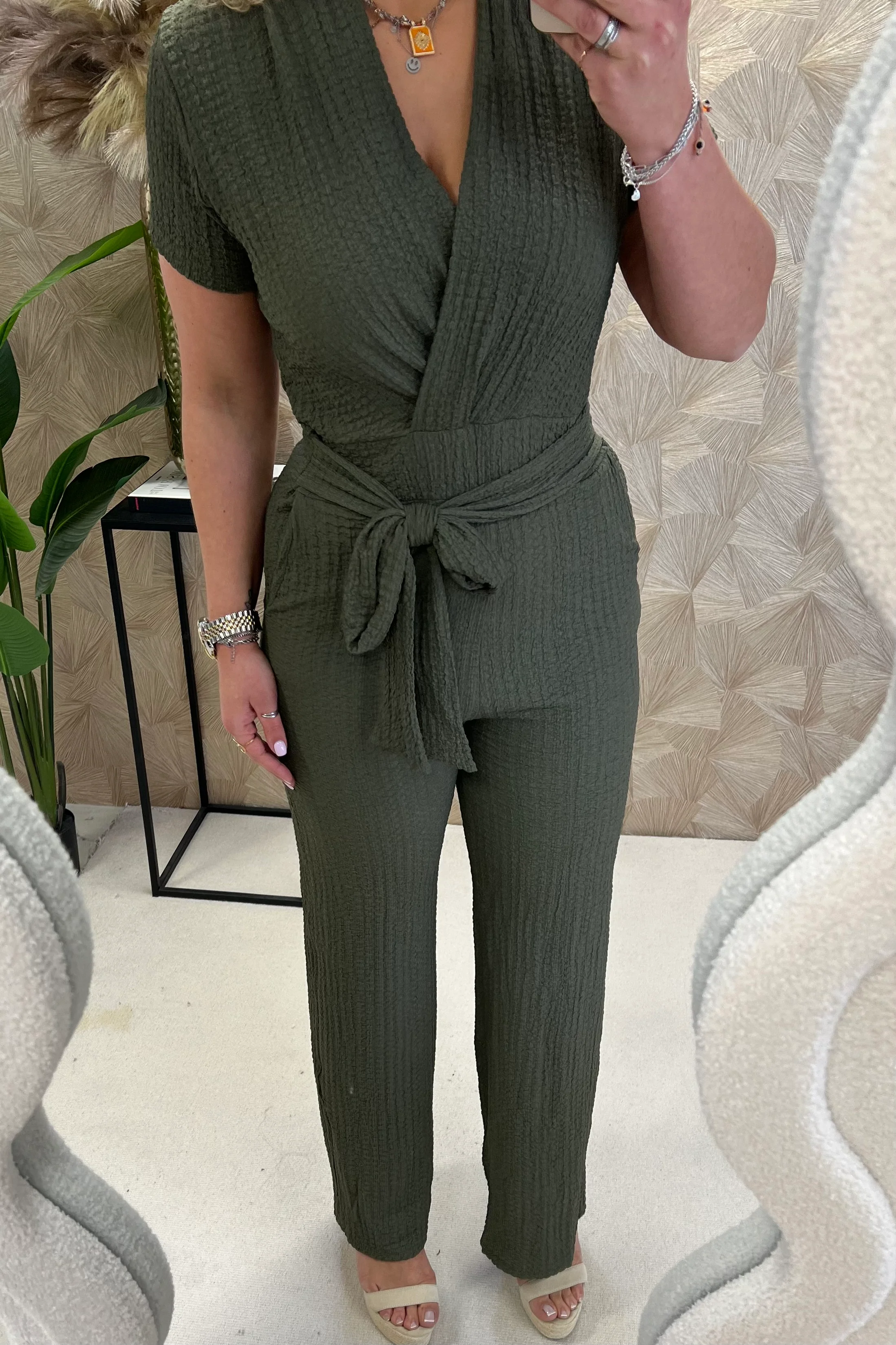 Perfect Strik Jumpsuit - Armygreen - Image 2