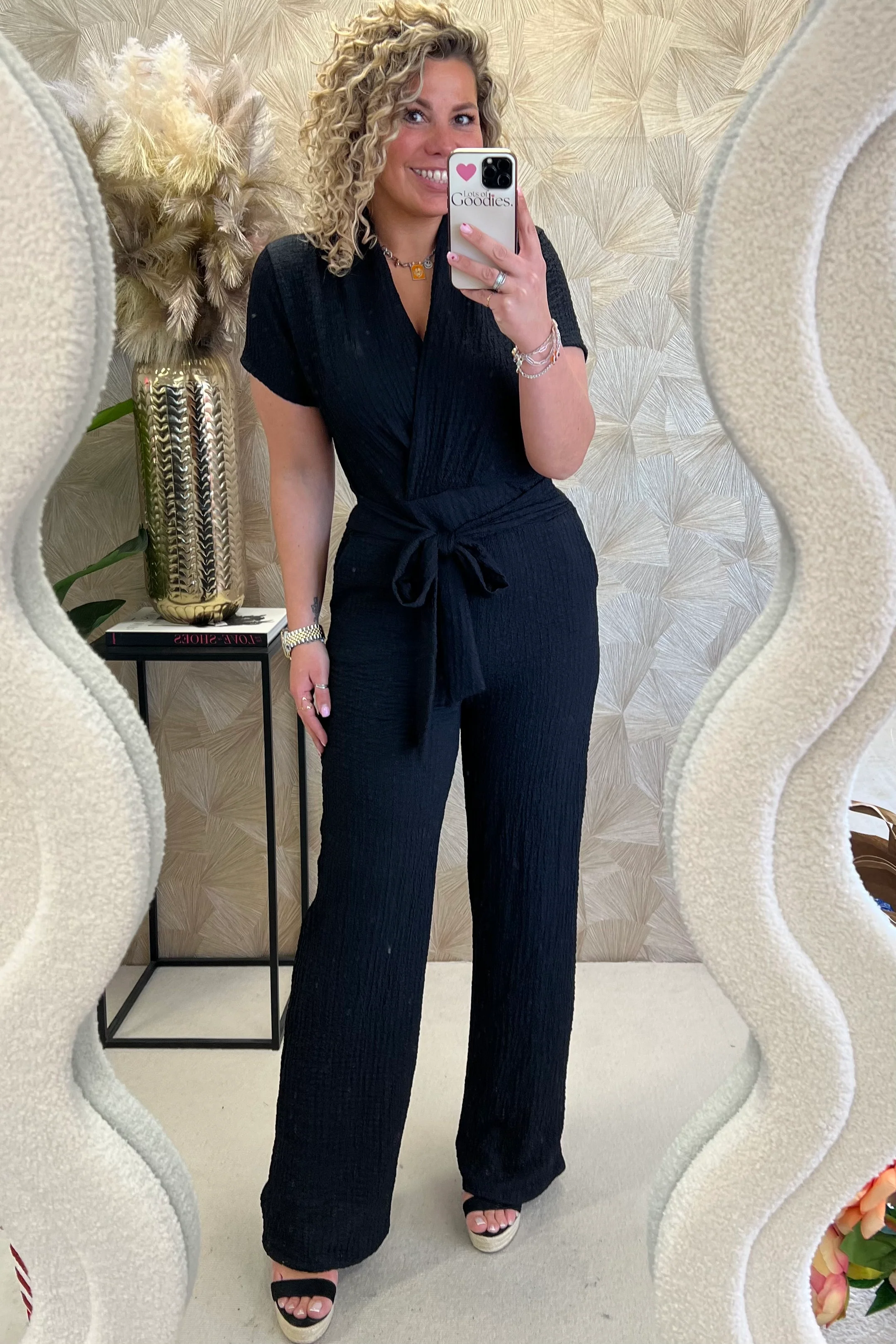 Perfect Strik Jumpsuit - Black - Image 3