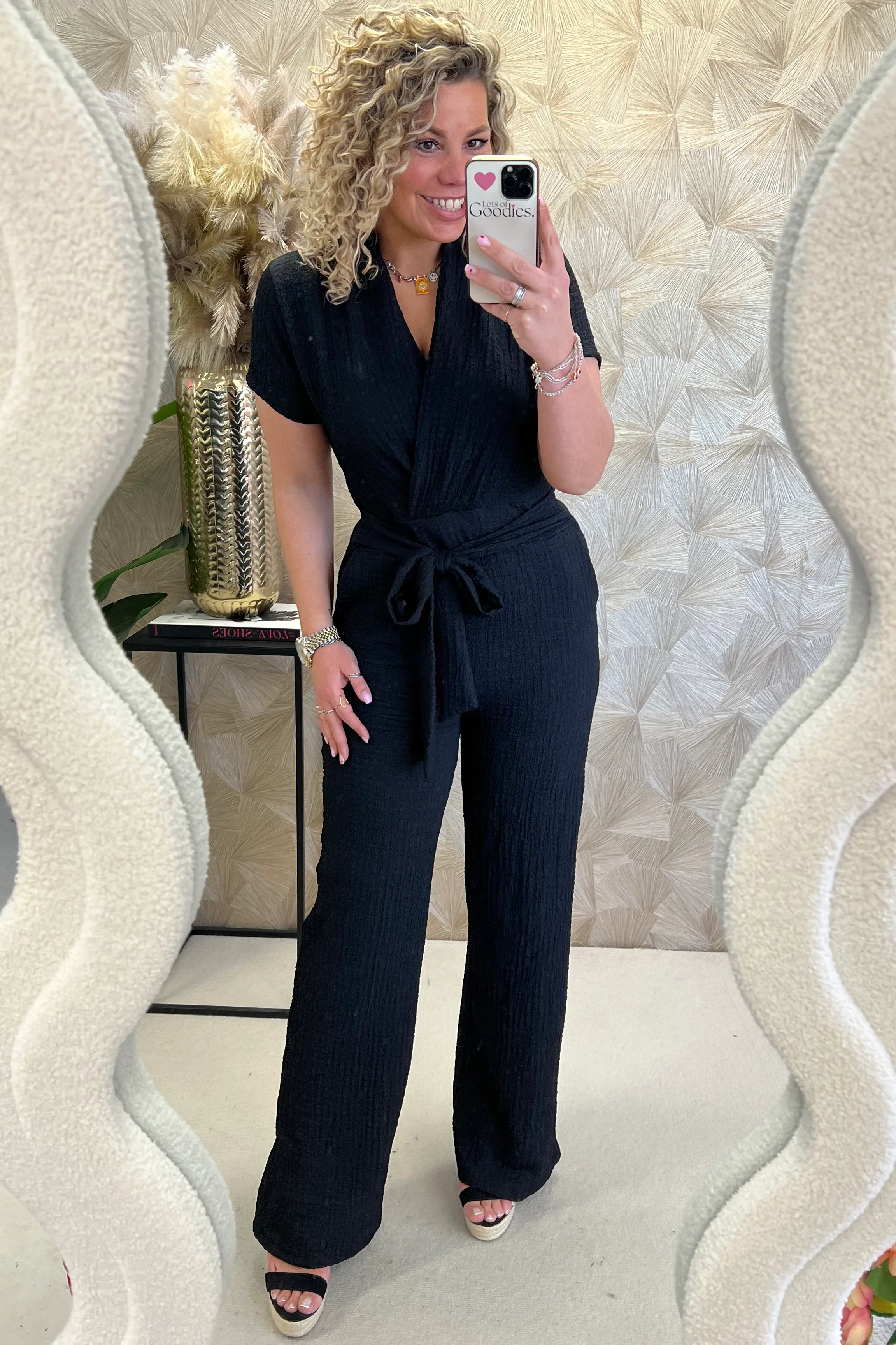 Perfect Strik Jumpsuit - Black - Image 4