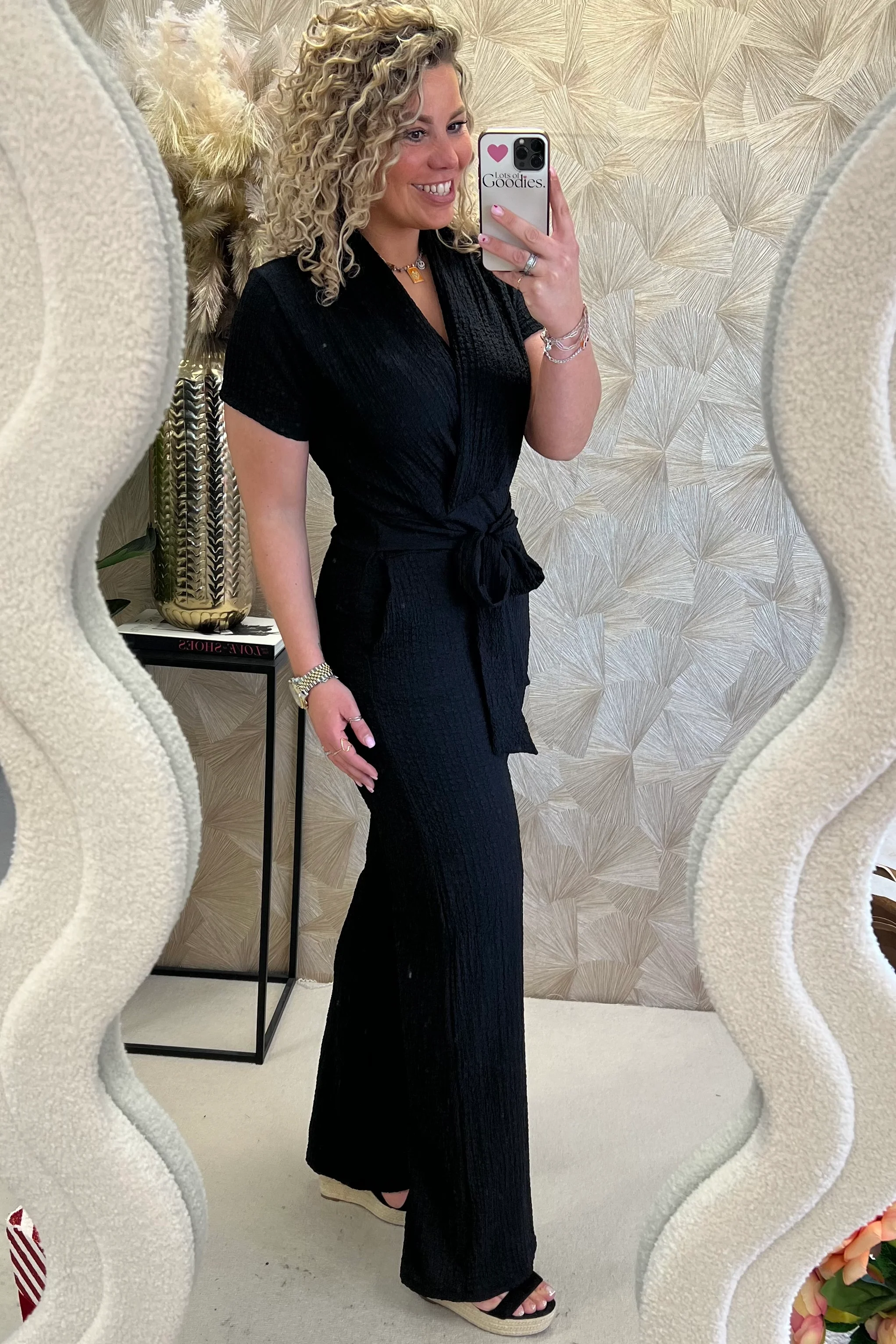 Perfect Strik Jumpsuit - Black - Image 5