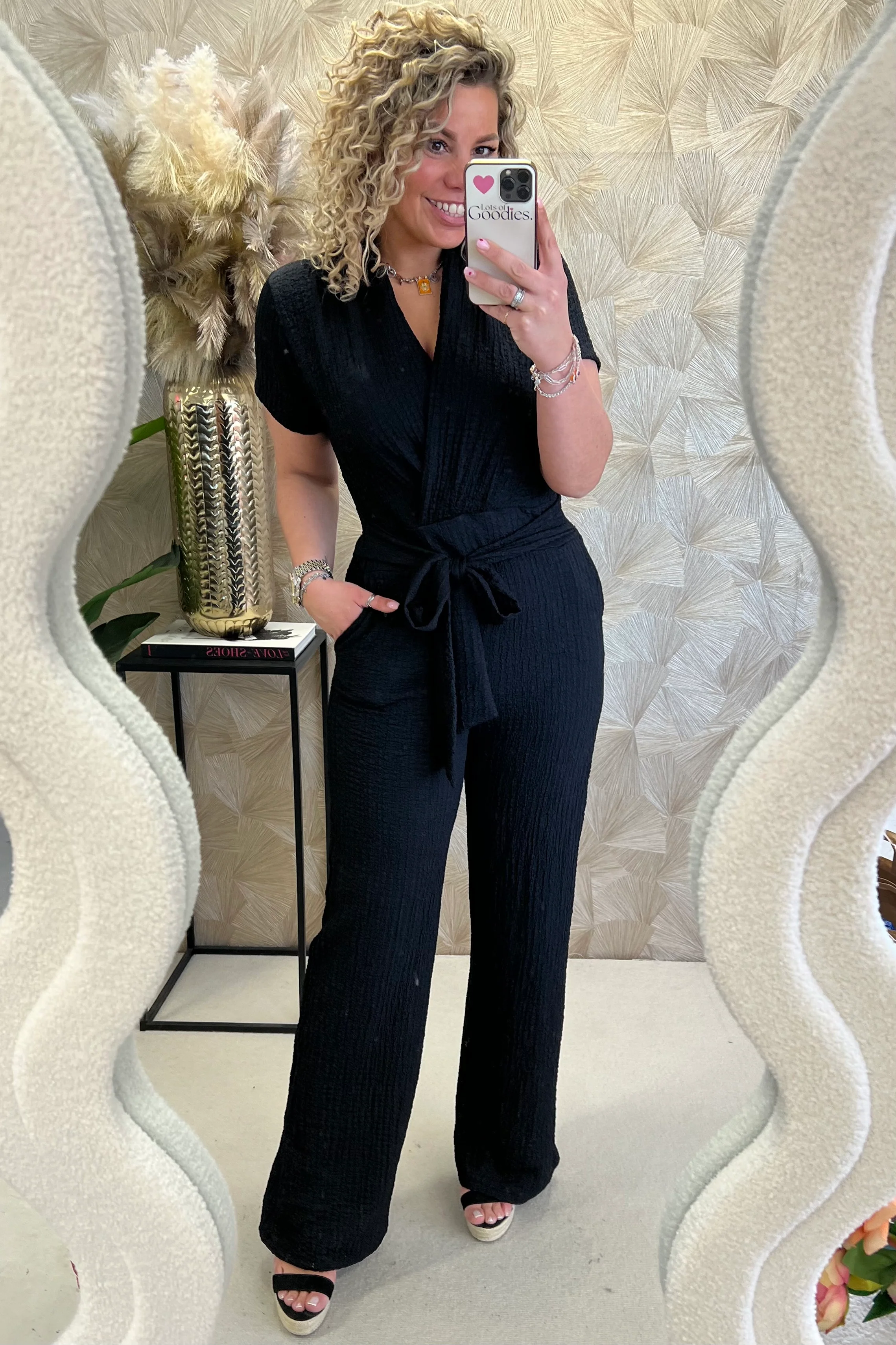 Perfect Strik Jumpsuit - Black - Image 6