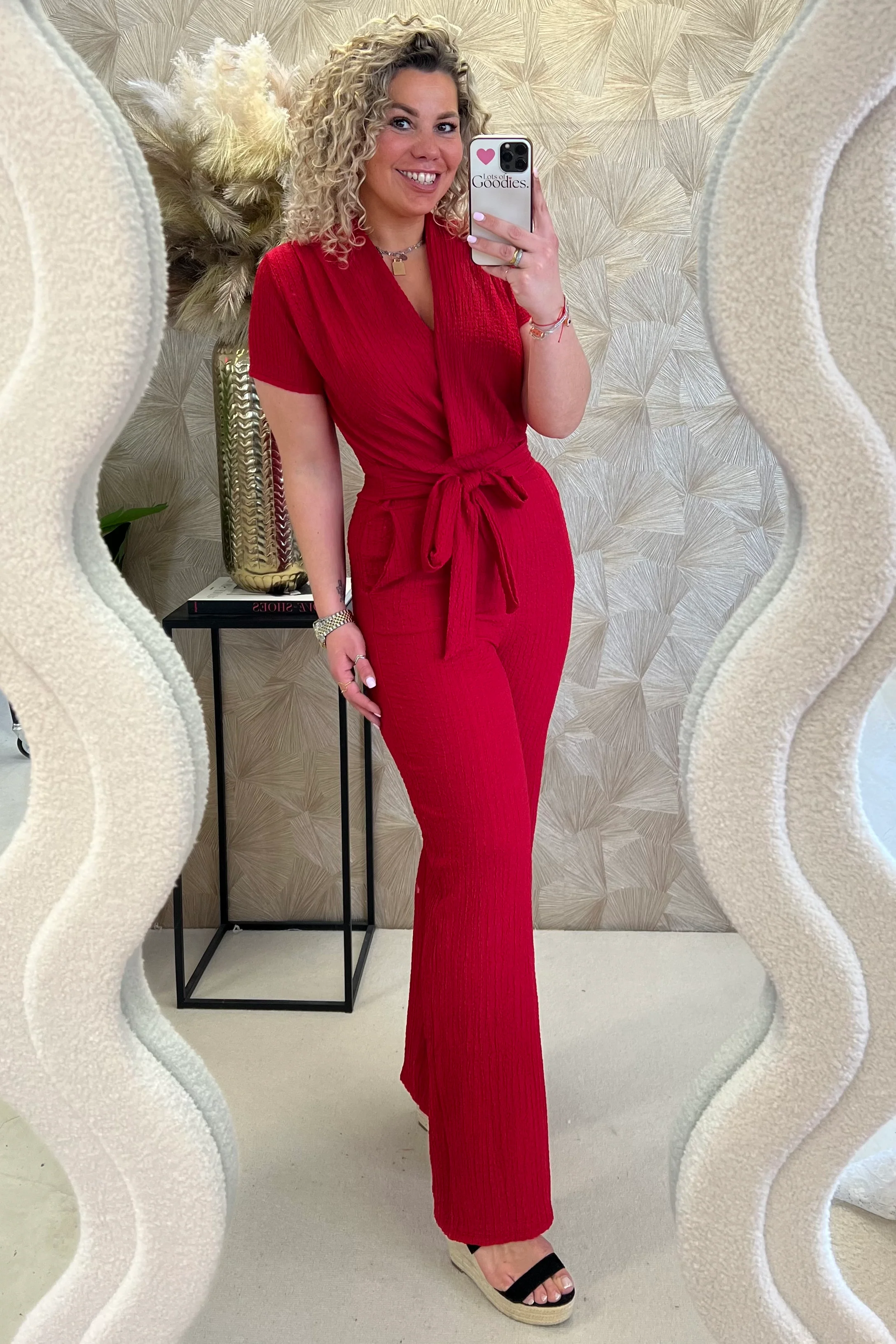 Perfect Strik Jumpsuit - Red - Image 7