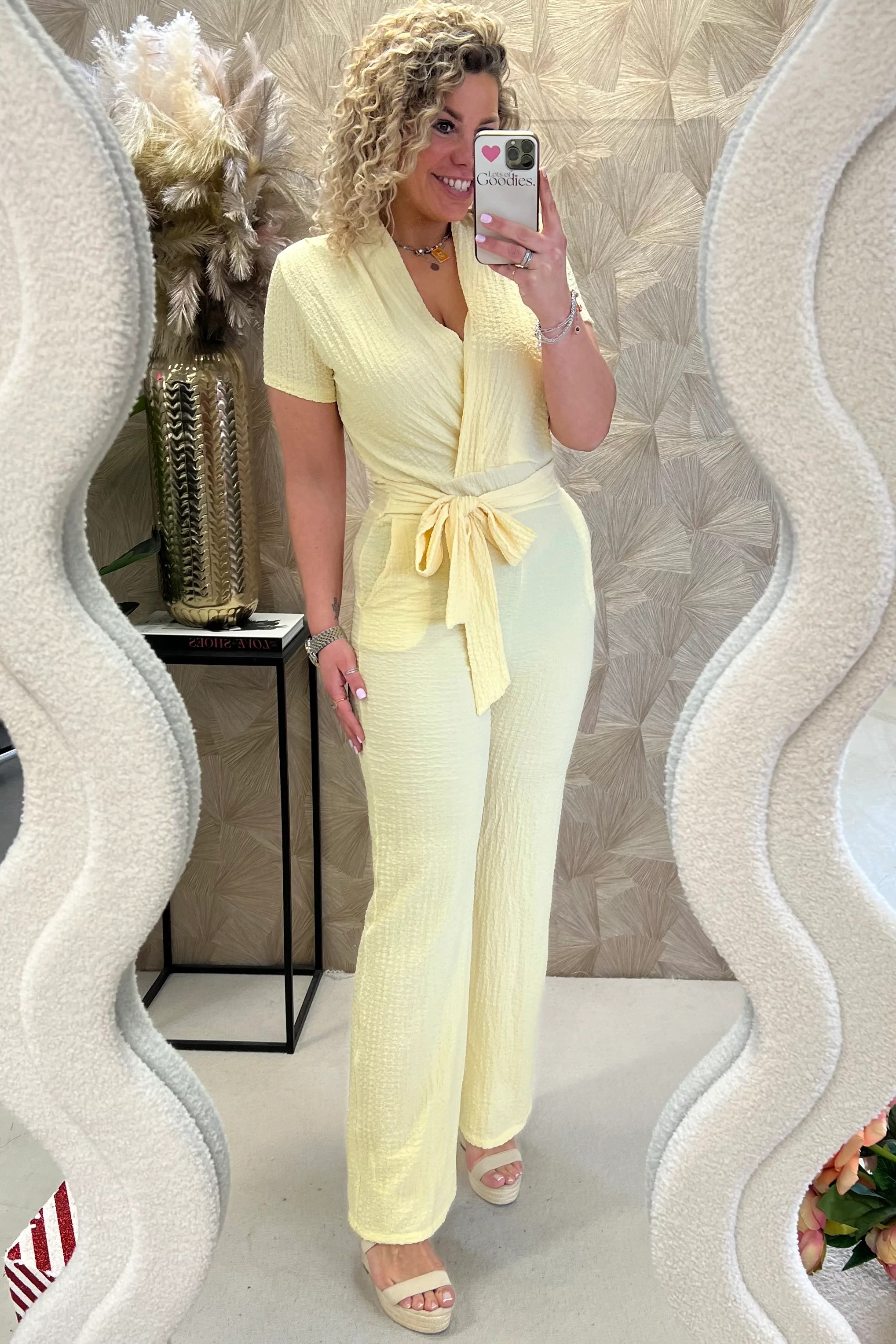 Perfect Strik Jumpsuit - Yellow - Image 2