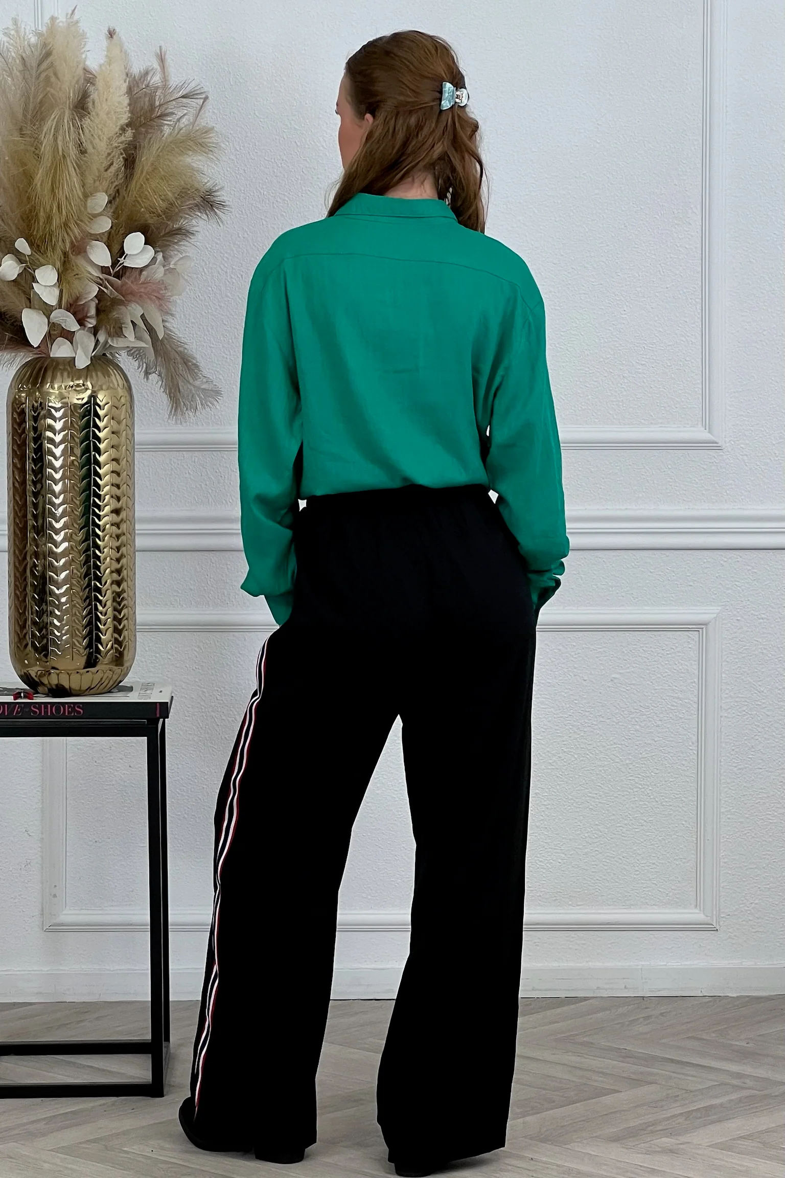 Perfect Striped Pants - Black - Image 4