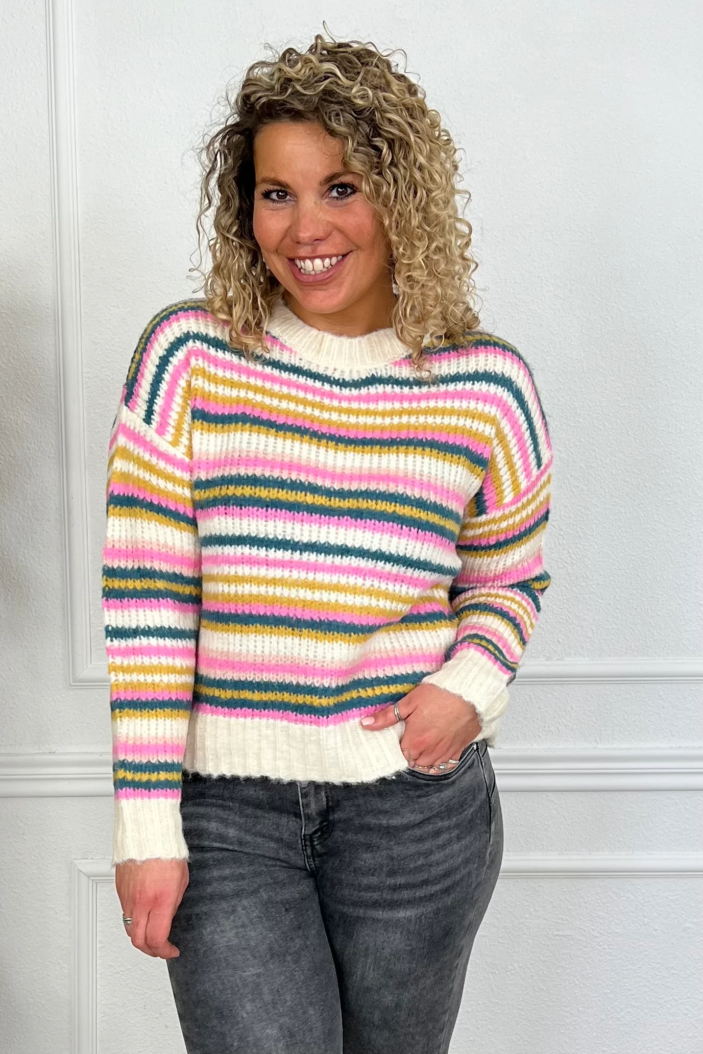 Perfect Striped Sweater - Multicolor - Image 2