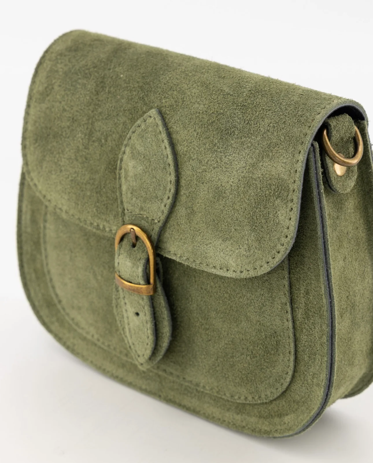 Sola Suede Bag - Armygreen - Image 4