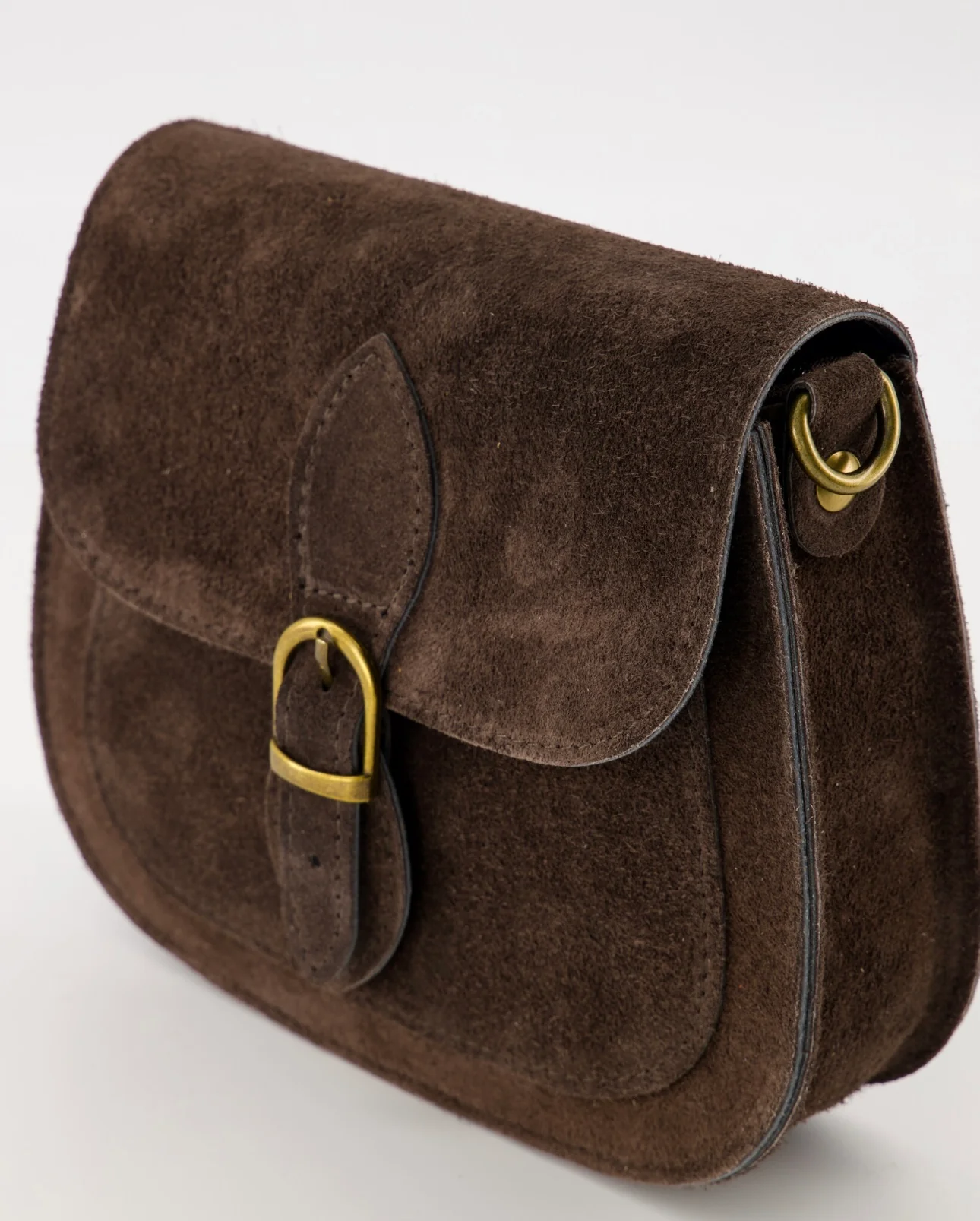 Sola Suede Bag - Brown - Image 2