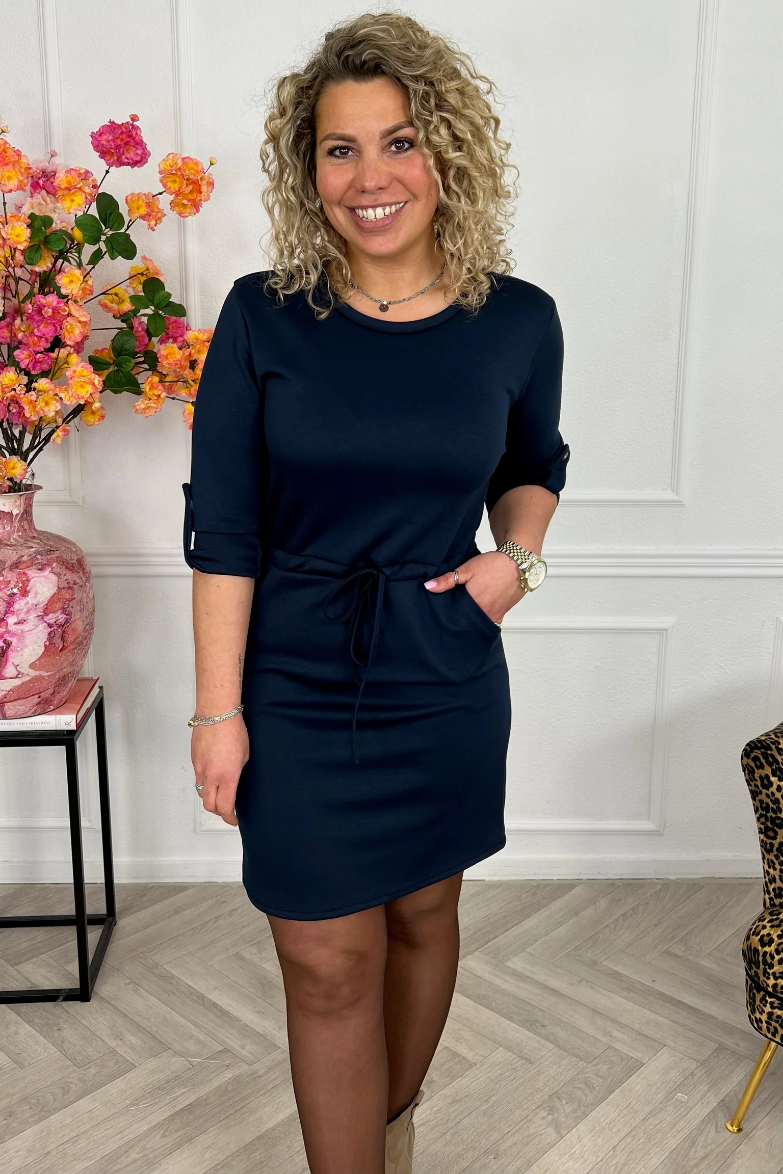 Perfect Sweater Dress - Navy