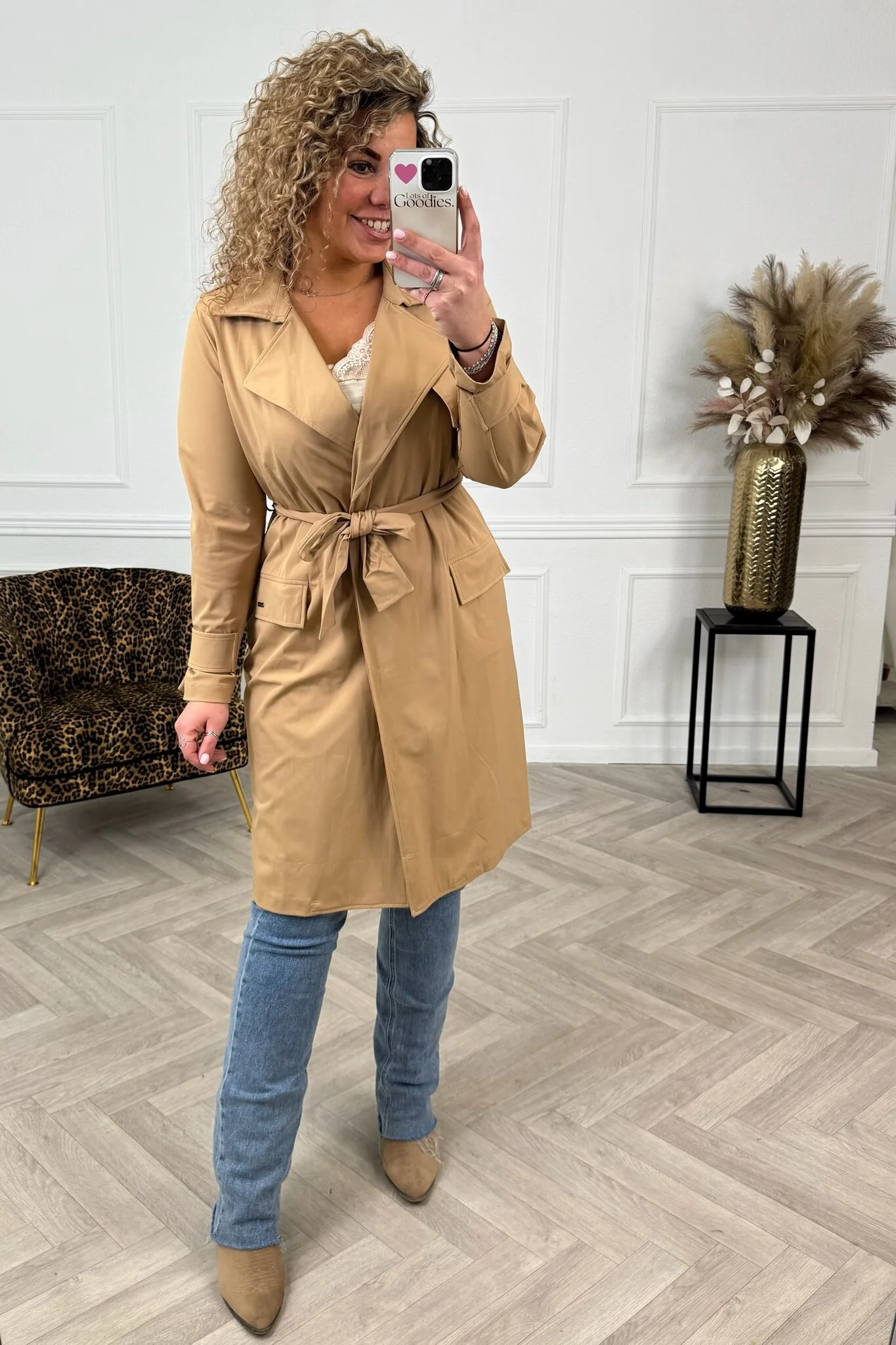 Perfect Travel Trenchcoat - Camel - Image 2