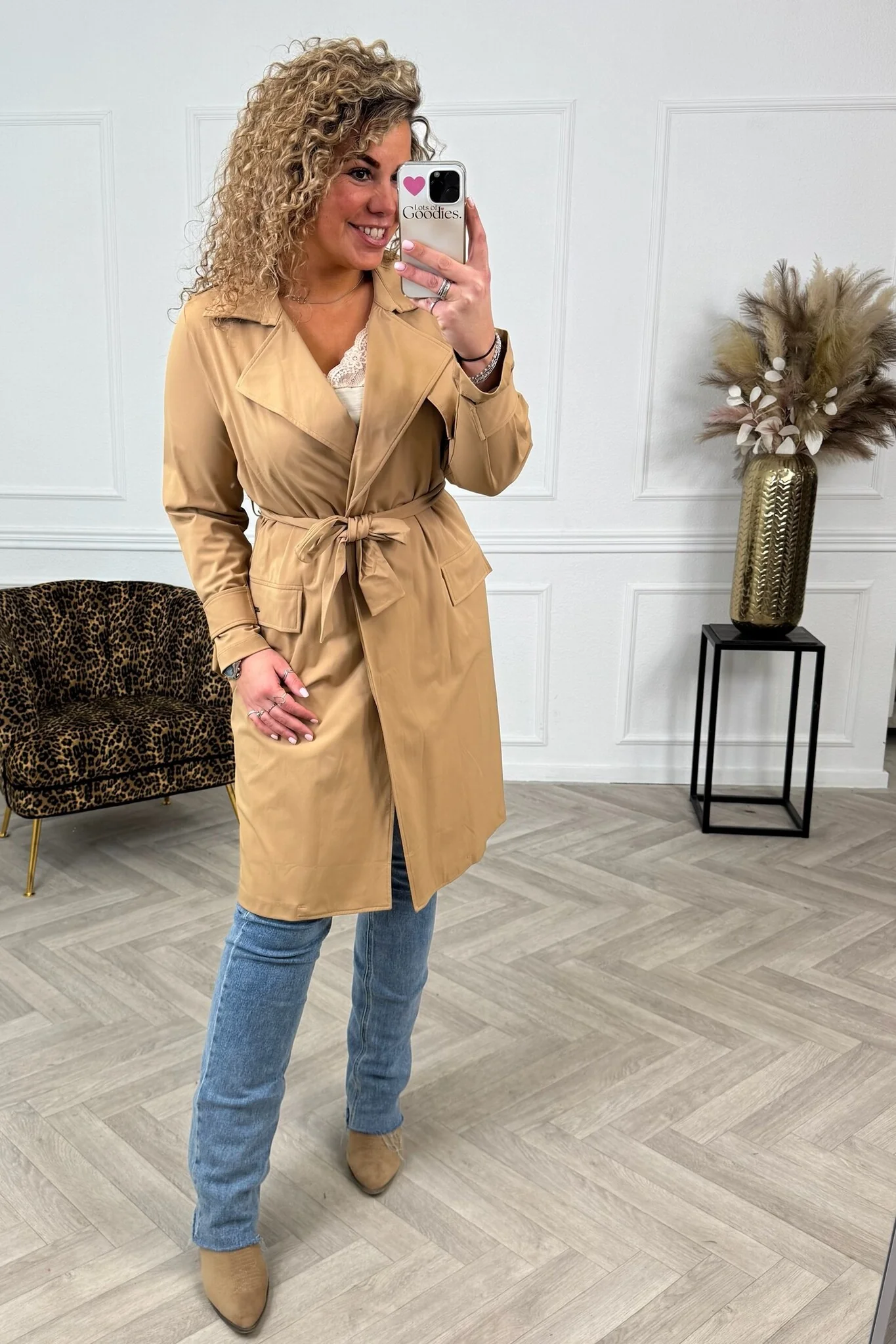 Perfect Travel Trenchcoat - Camel - Image 3