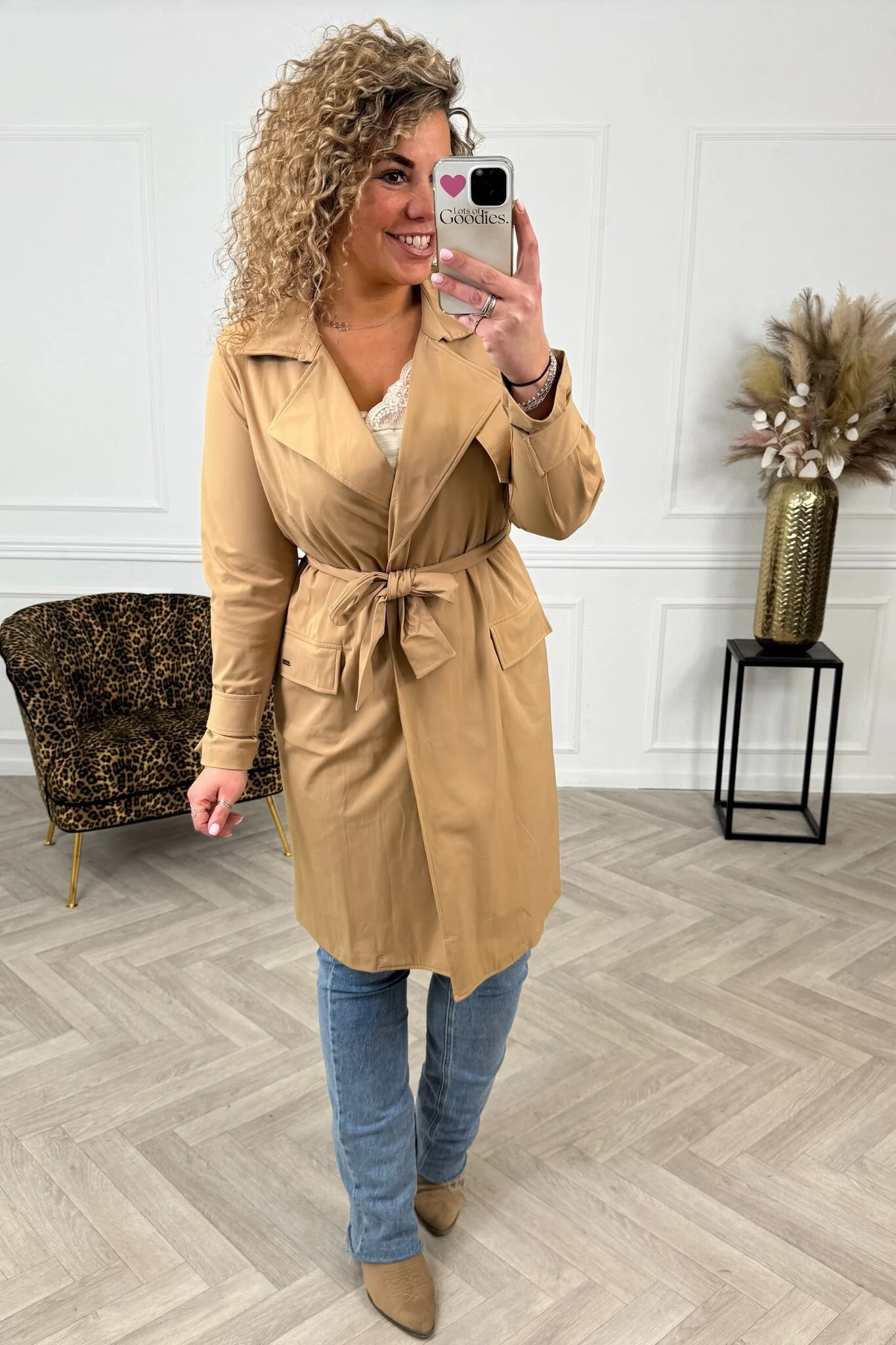 Perfect Travel Trenchcoat - Camel - Image 4