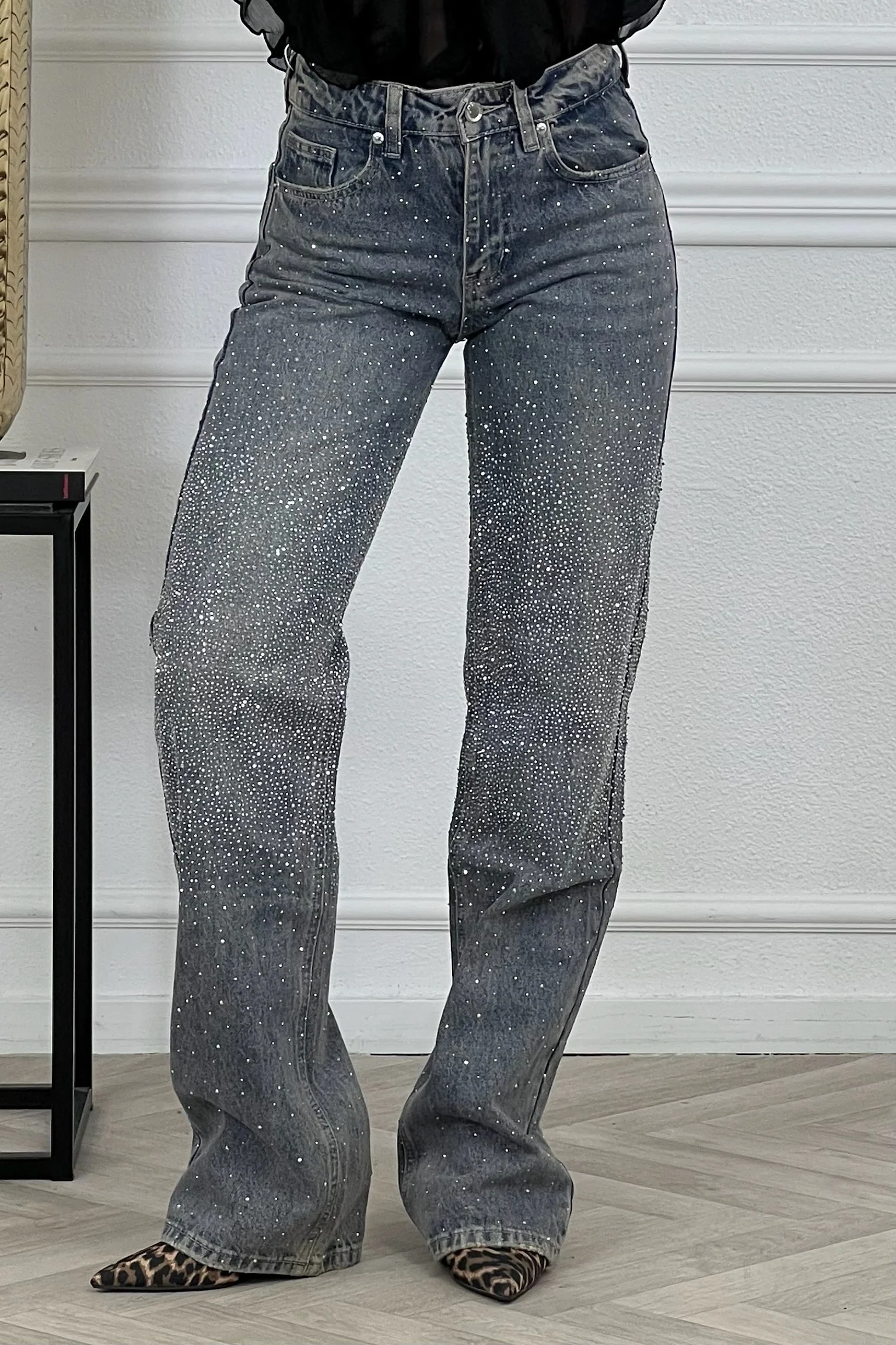 Pretty Denim Glitter jeans - Vintage Blue - Image 3