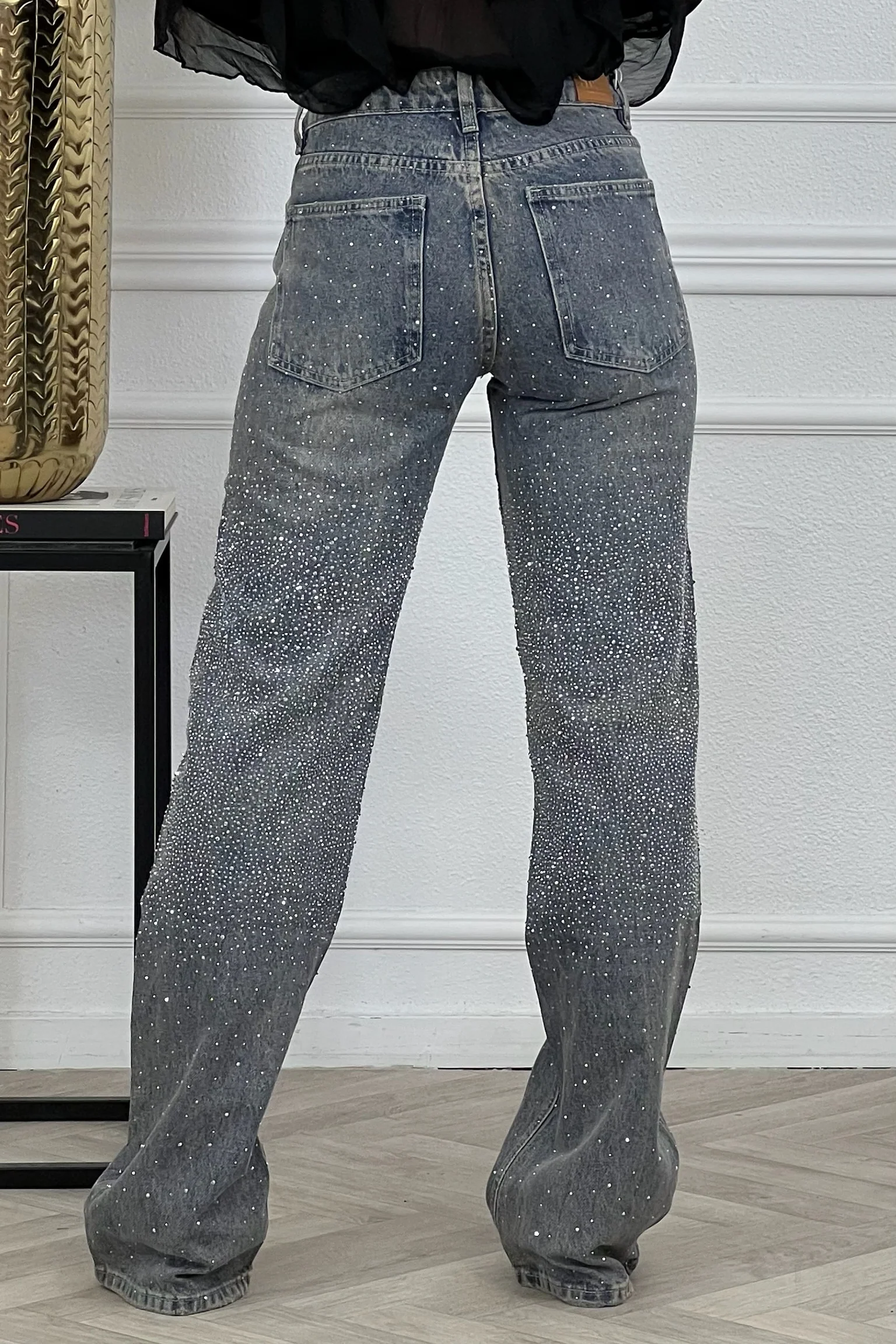 Pretty Denim Glitter jeans - Vintage Blue - Image 4
