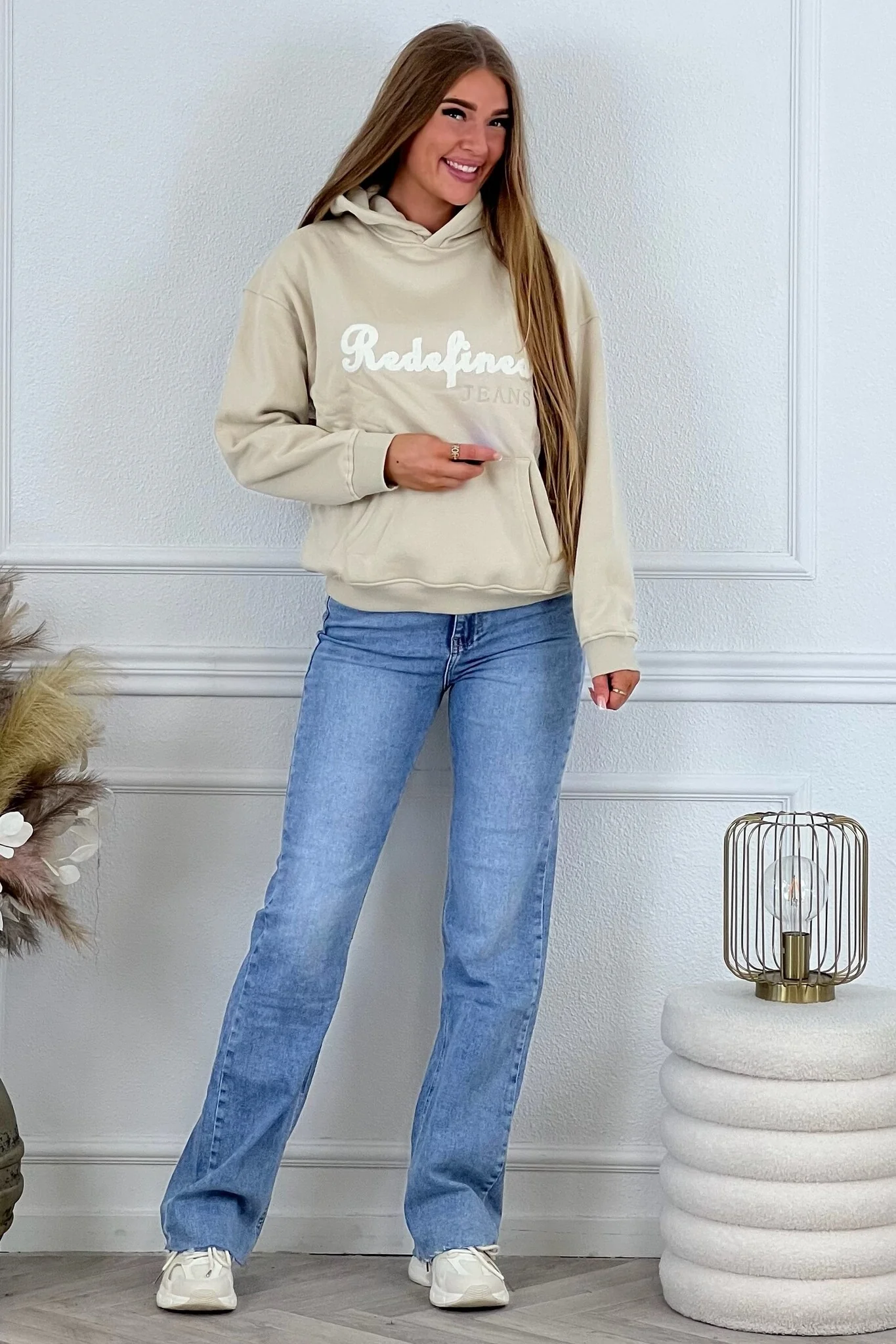 Redefined Hoodie - Creme - Image 3