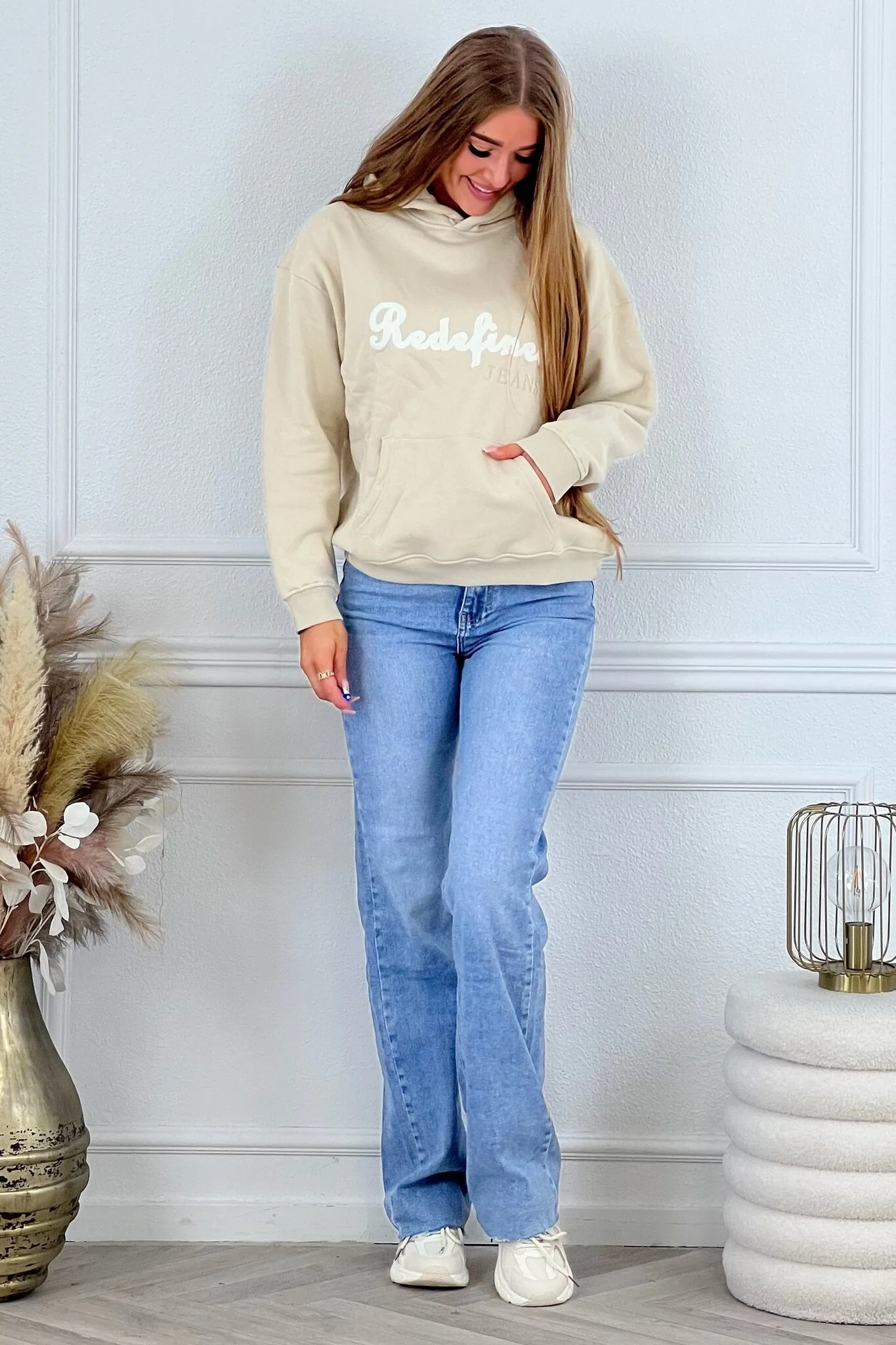 Redefined Hoodie - Creme - Image 4
