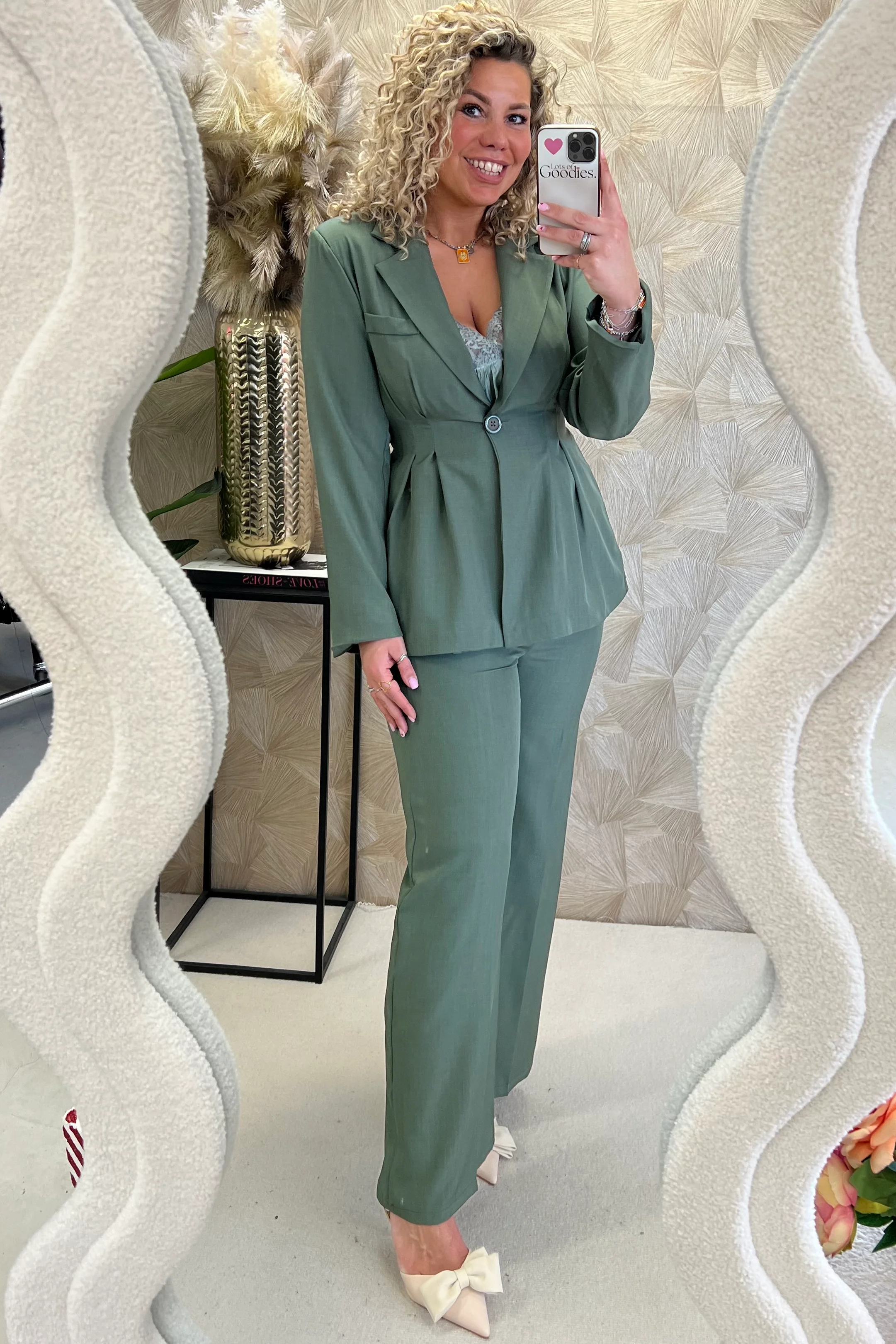 Riley Taille Suit - Armygreen
