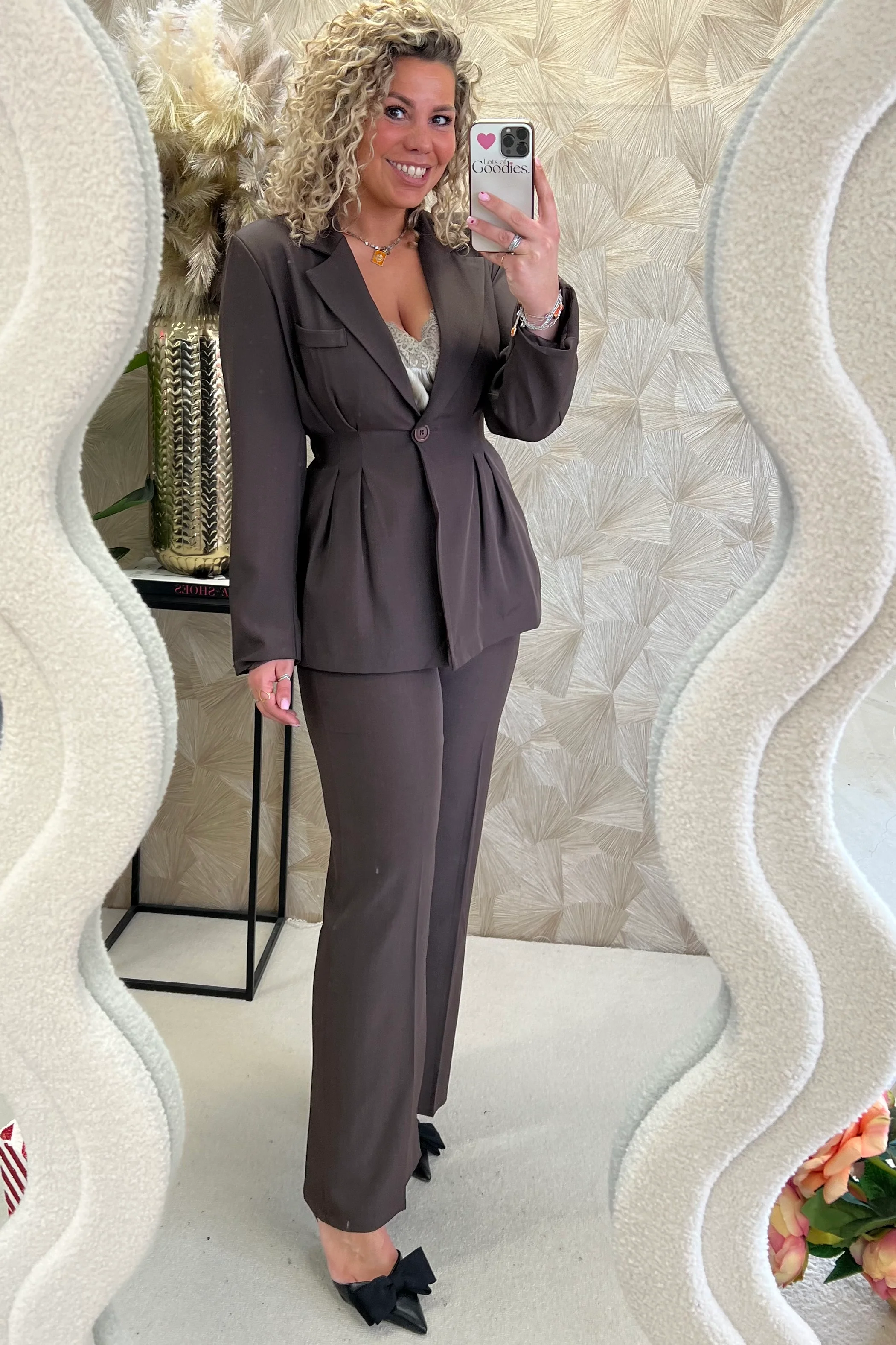 Riley Taille Suit - Brown