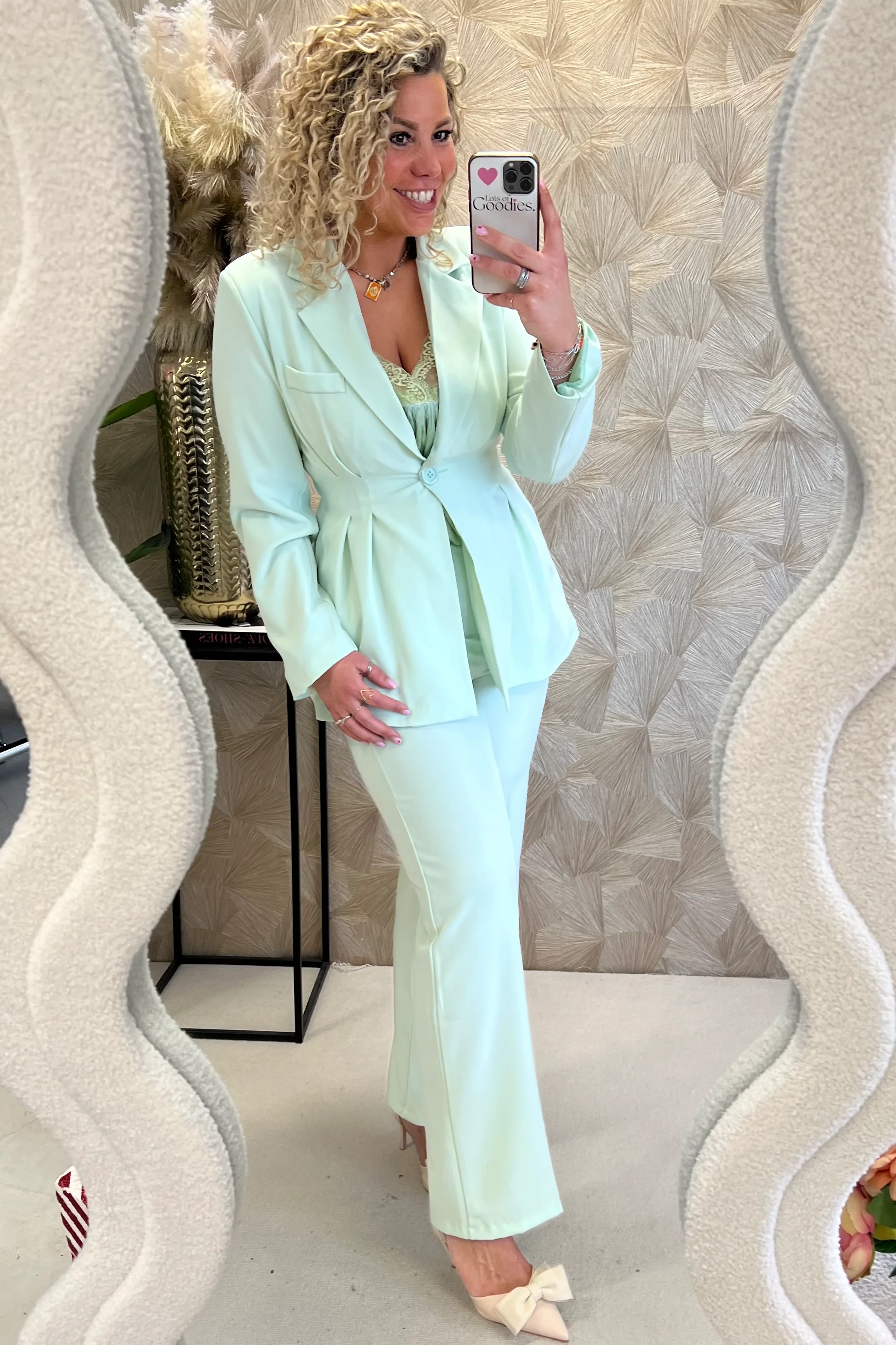 Riley Taille Suit - Light Green