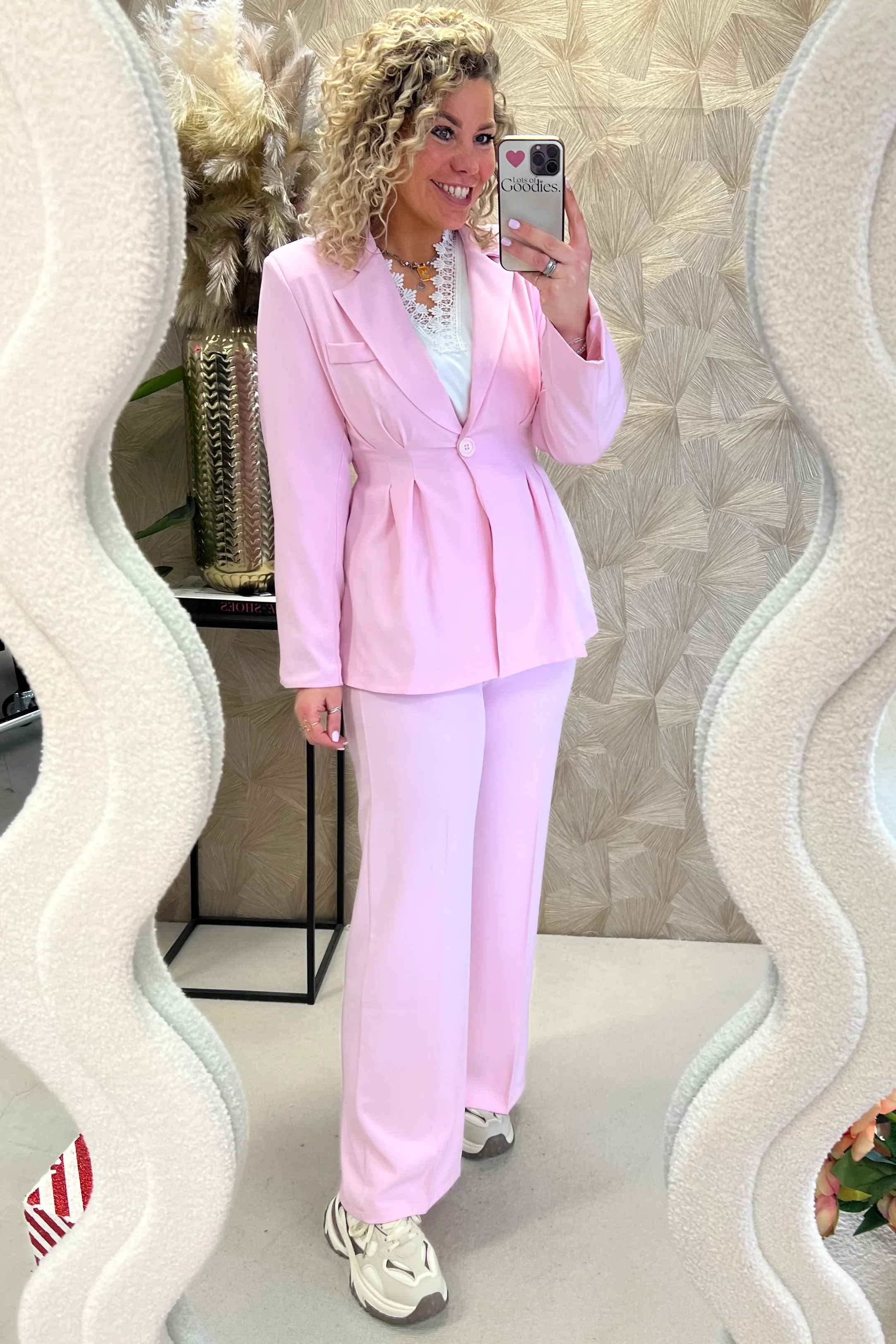 Riley Taille Suit - Light Pink - Image 4