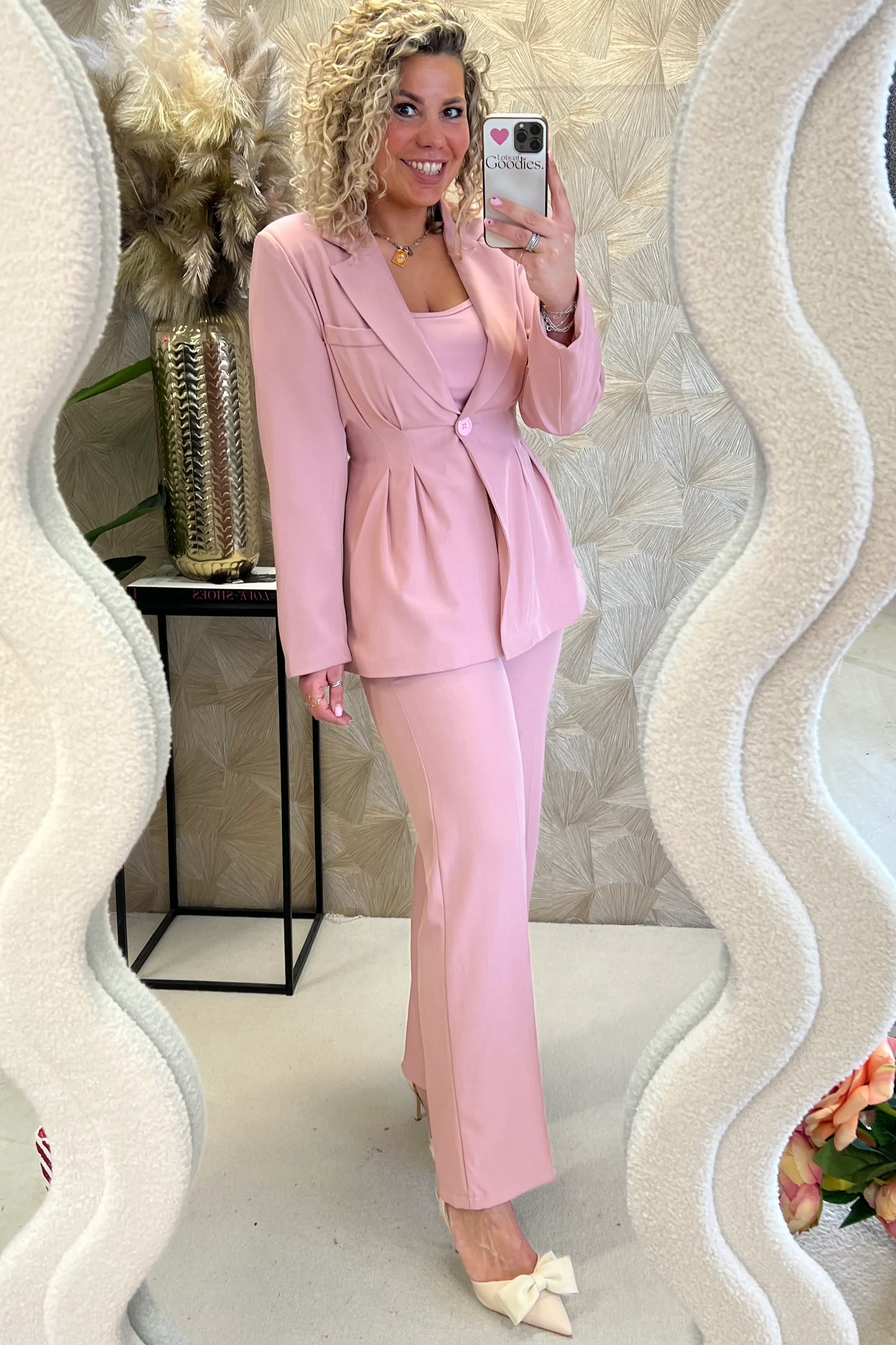 Riley Taille Suit - Old Pink