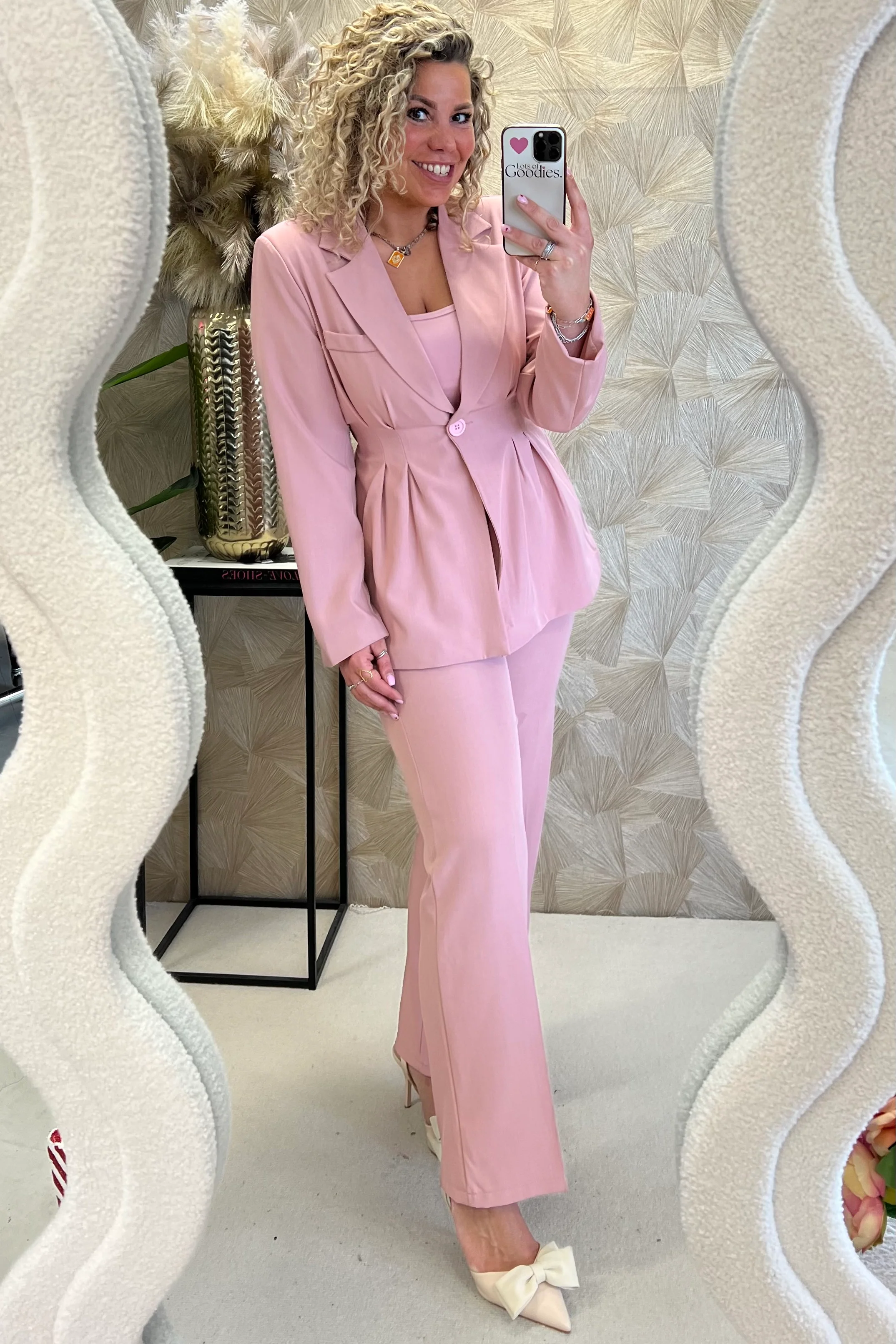 Riley Taille Suit - Old Pink - Image 2