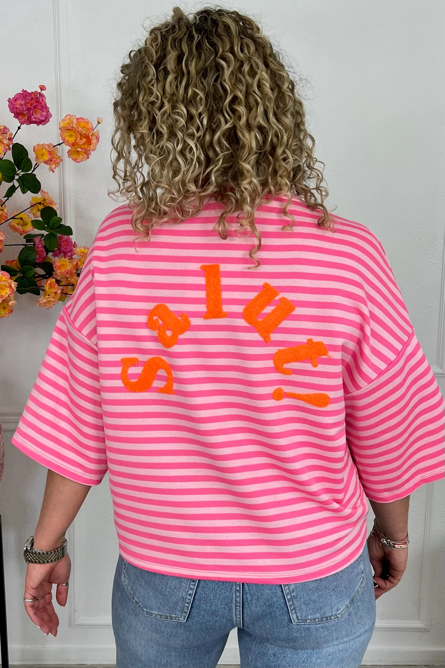 Salut Striped Shirt - Pink/Light Pink - Image 2