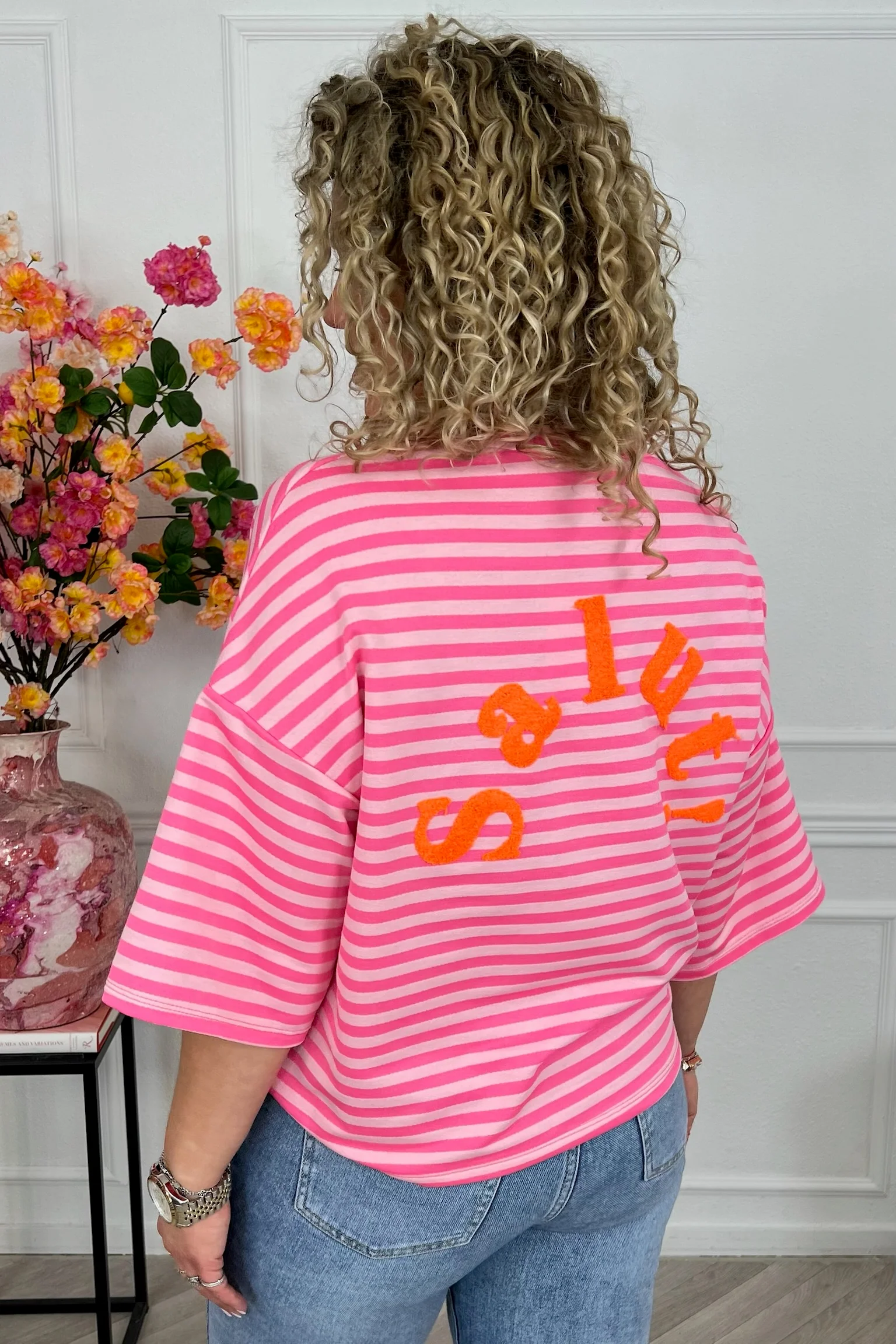 Salut Striped Shirt - Pink/Light Pink - Image 4