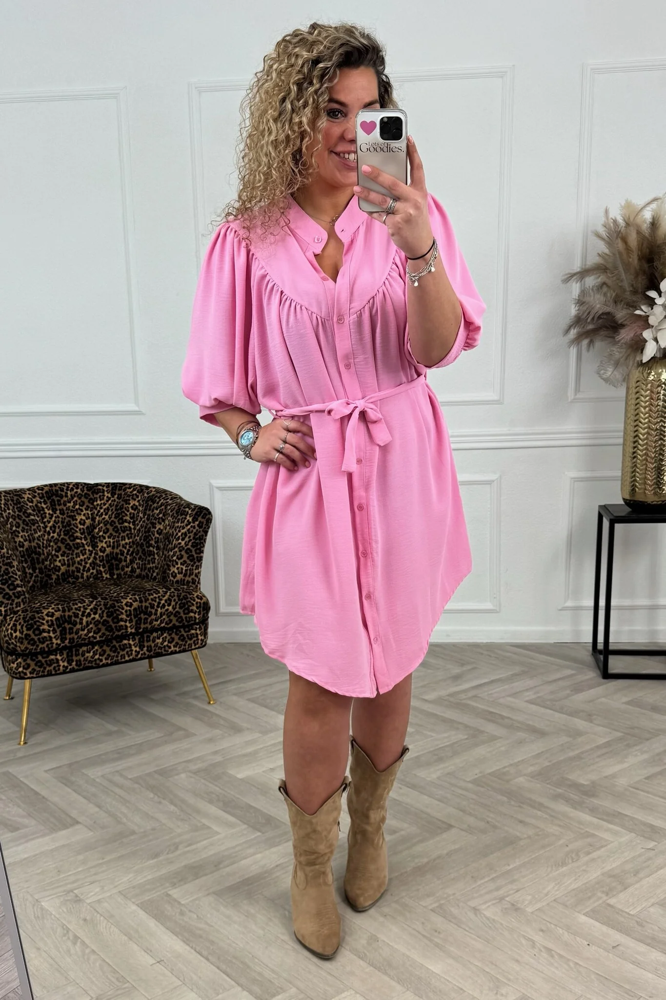 Scarlett Summer Dress - Light Pink