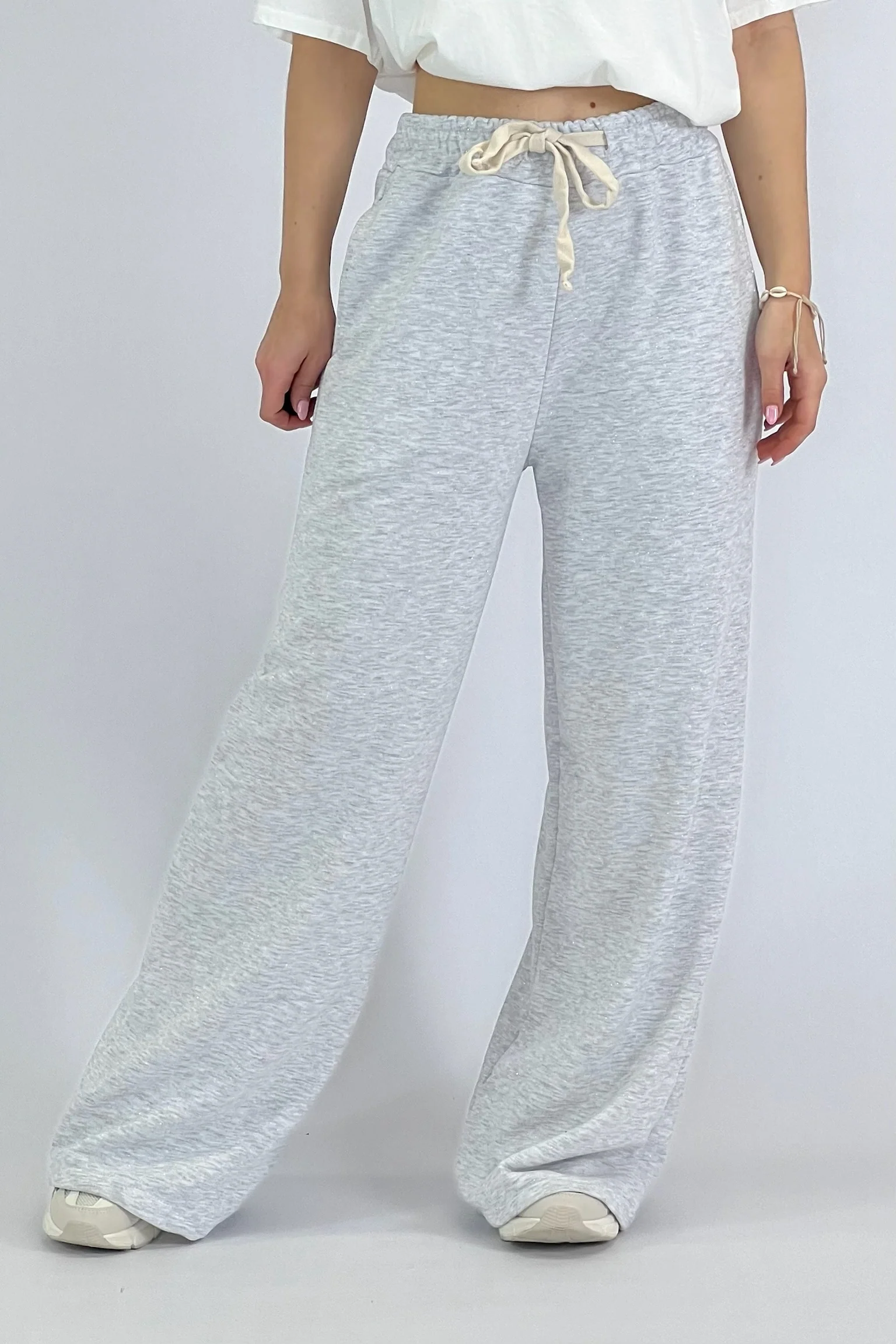 Shimmer Jogging Pants - Grey