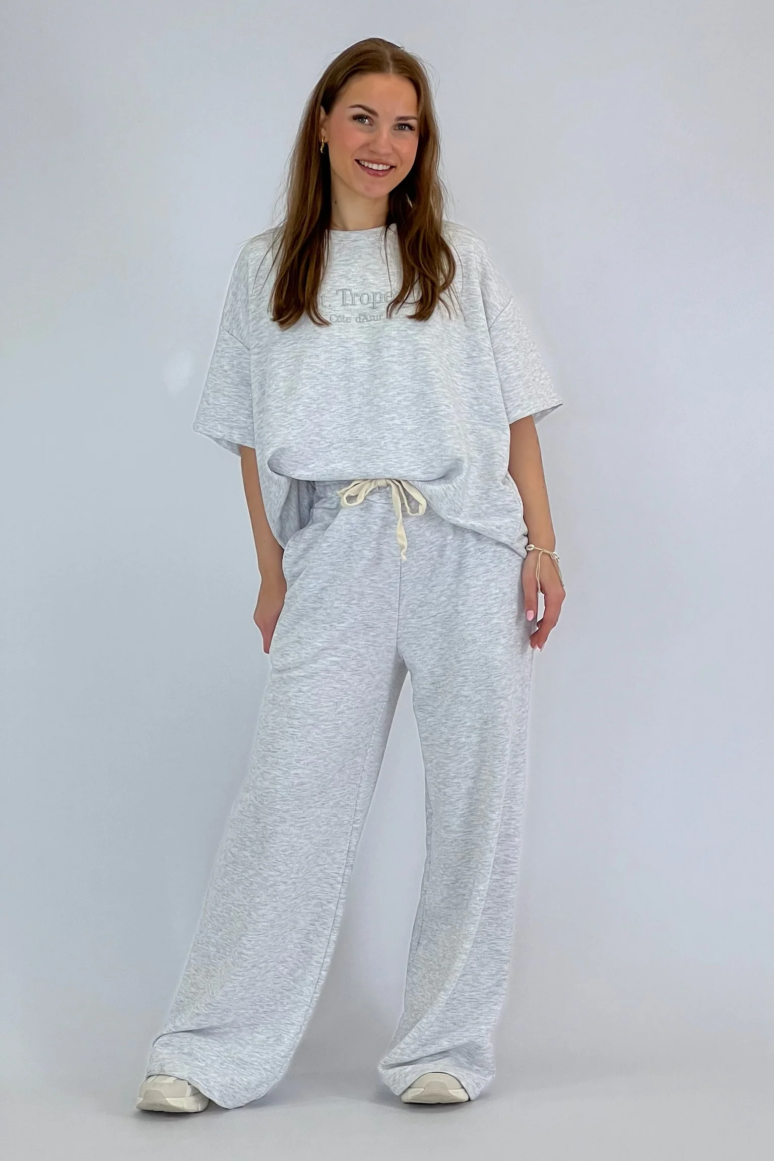 Shimmer Jogging Pants - Grey - Image 2