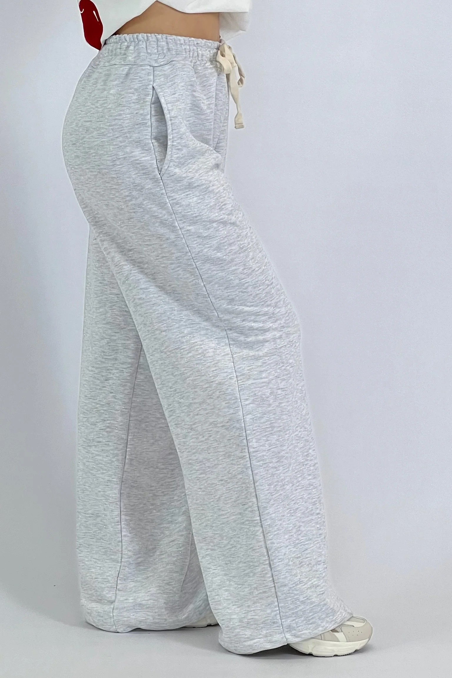 Shimmer Jogging Pants - Grey - Image 3