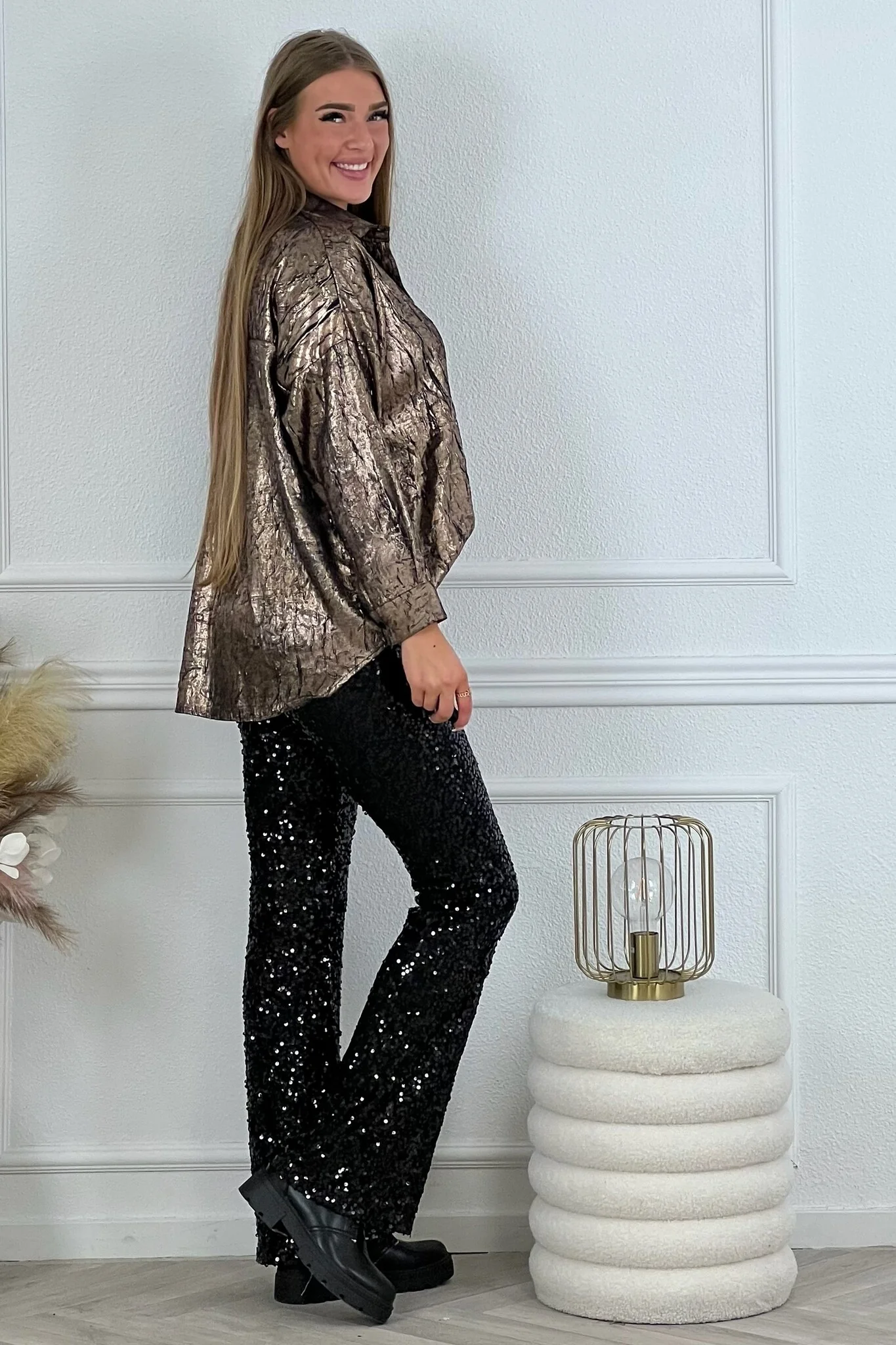 Shimmer Pants - Black - Image 3
