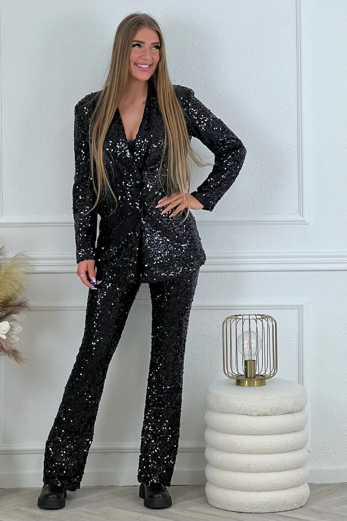 Shimmer Pants - Black - Image 5