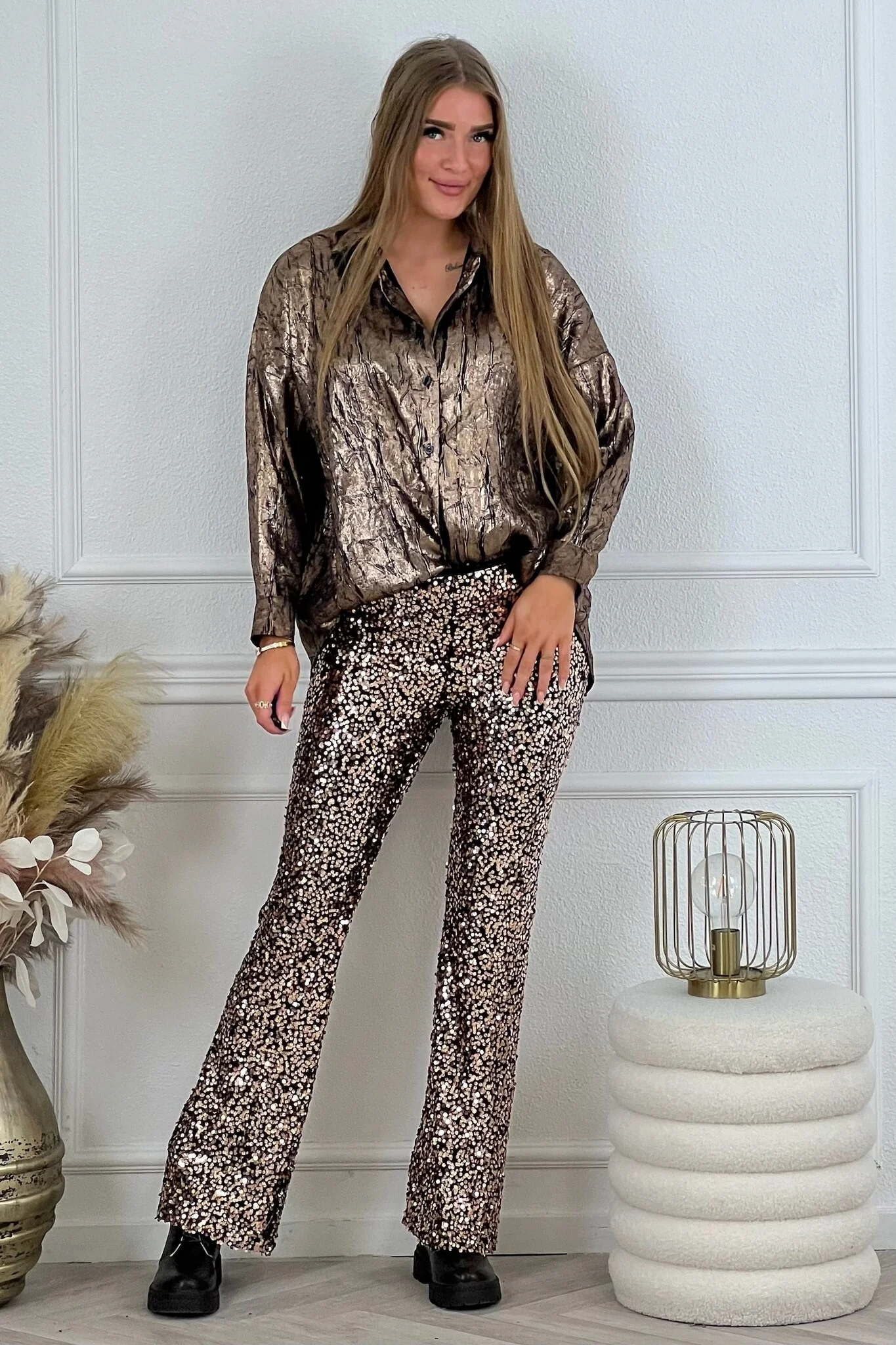 Shimmer Pants - Bronze - Image 3