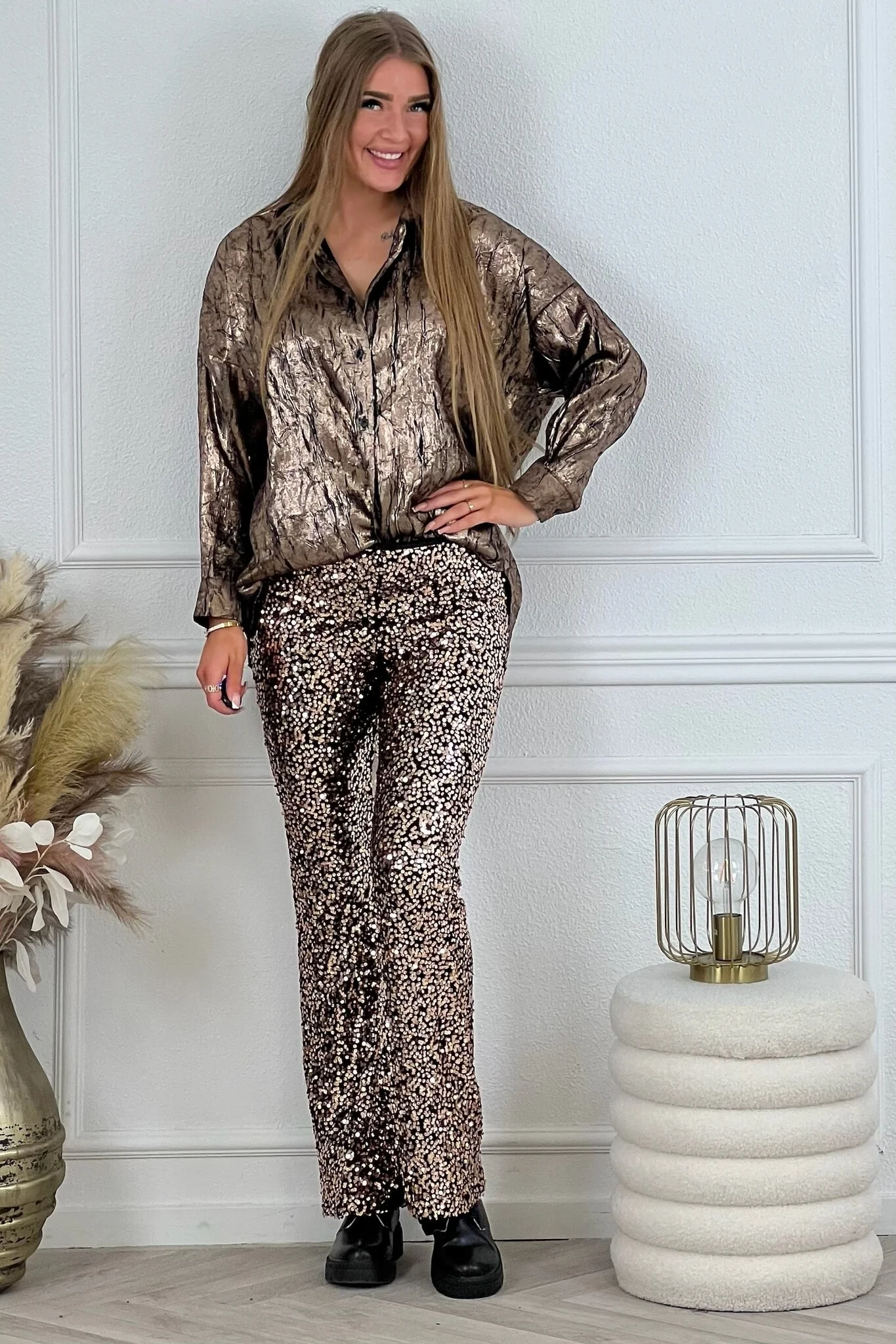 Shimmer Pants - Bronze - Image 4