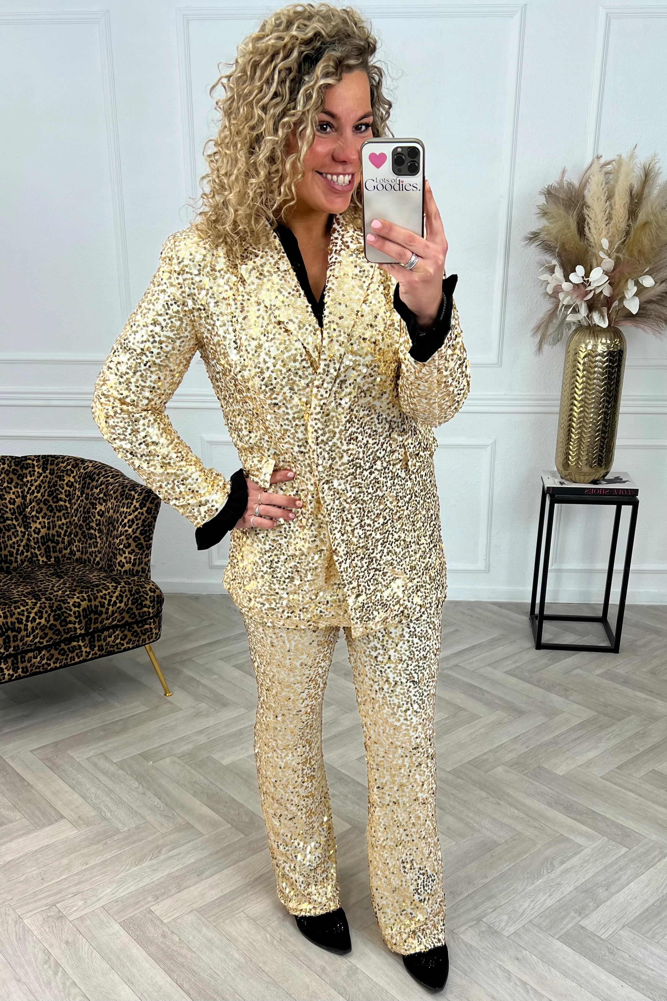 Shimmer Pants - Gold - Image 4