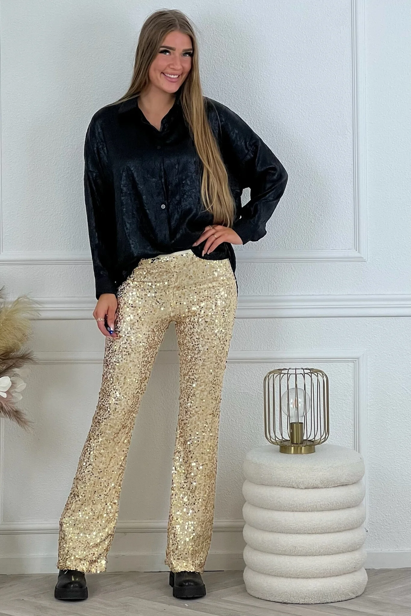 Shimmer Pants - Gold - Image 6