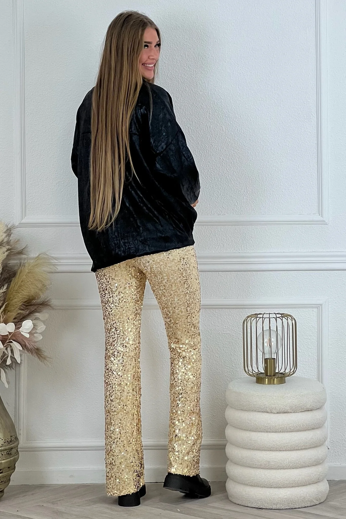 Shimmer Pants - Gold - Image 9