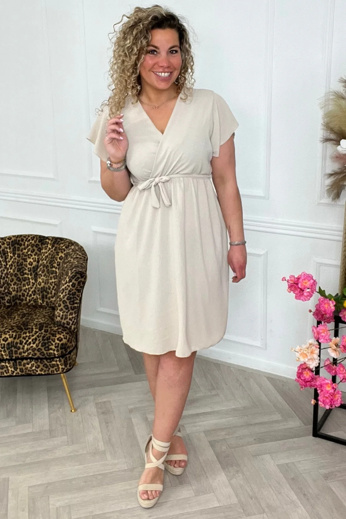 Short Aruba Dress - Beige