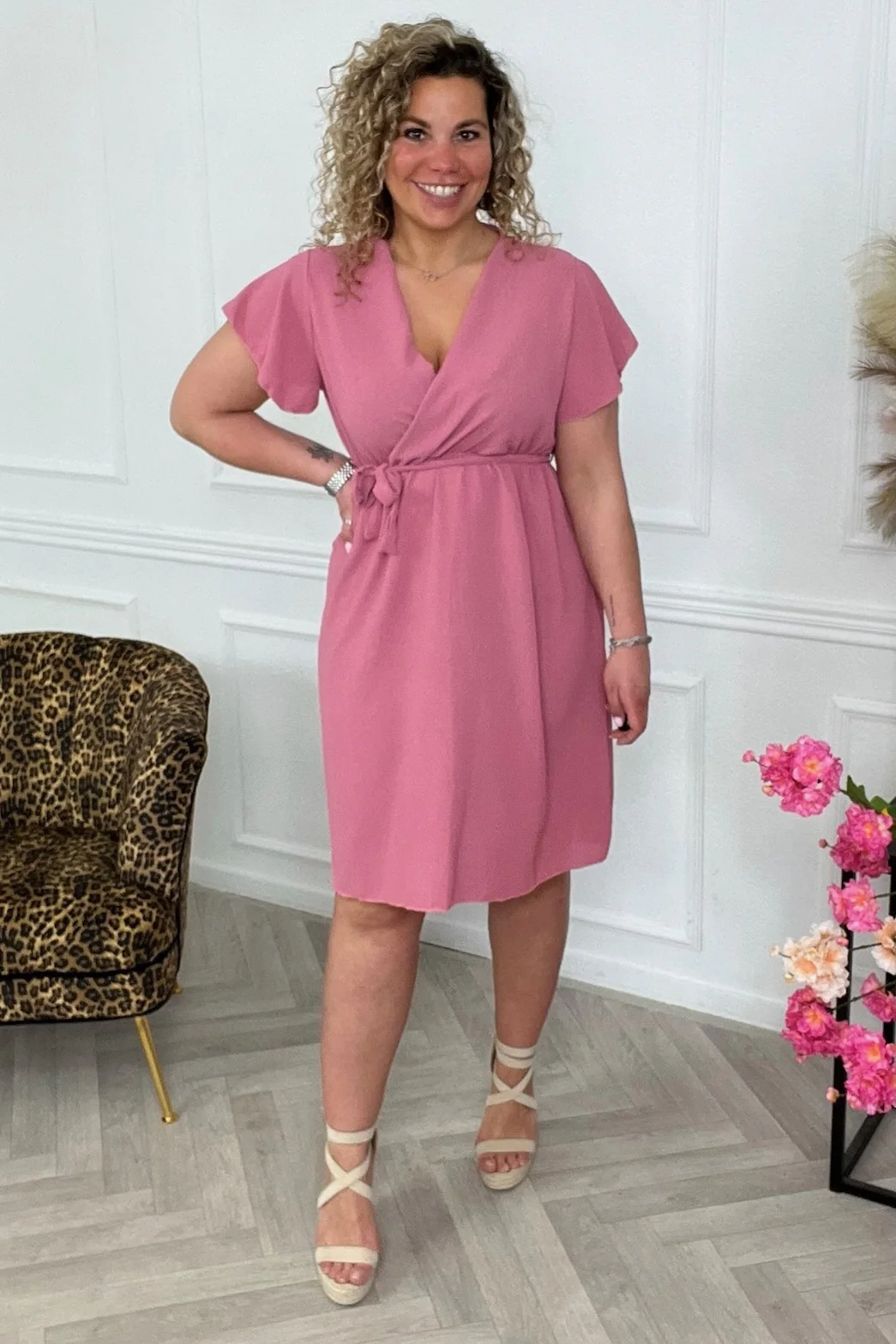 Short Aruba Dress - Dusty Pink