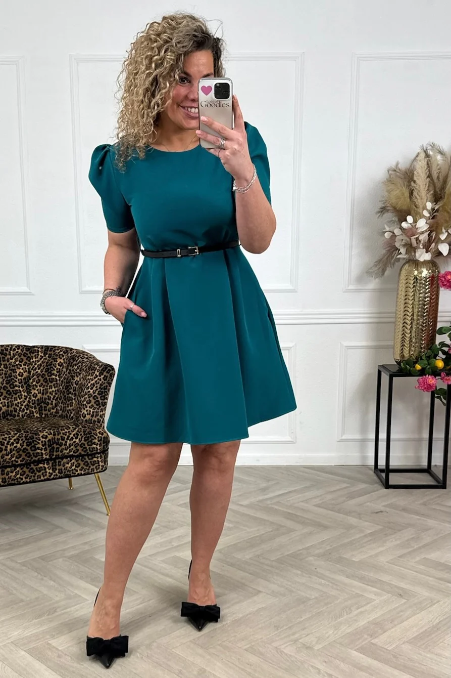 Short Classic Dress - Petrol