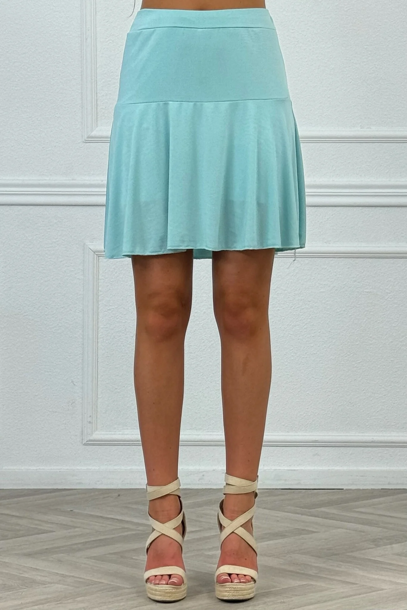Short Summer Skort - Turquoise - Image 2
