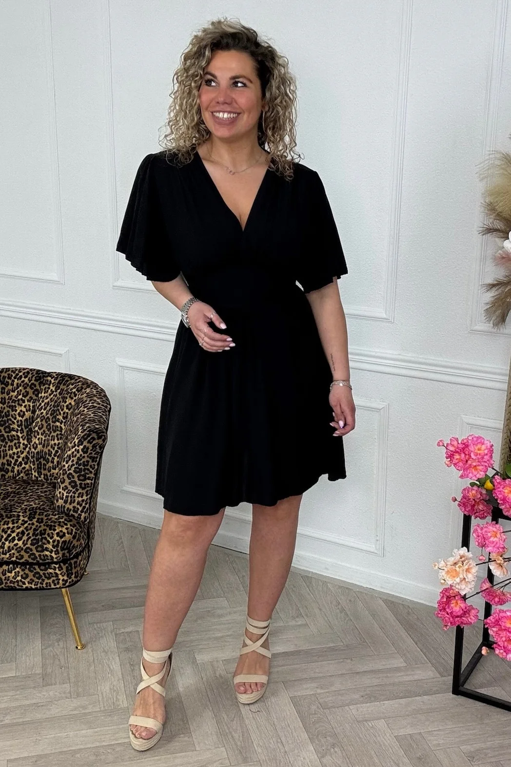 Sicilia Summer Dress - Black - Image 2