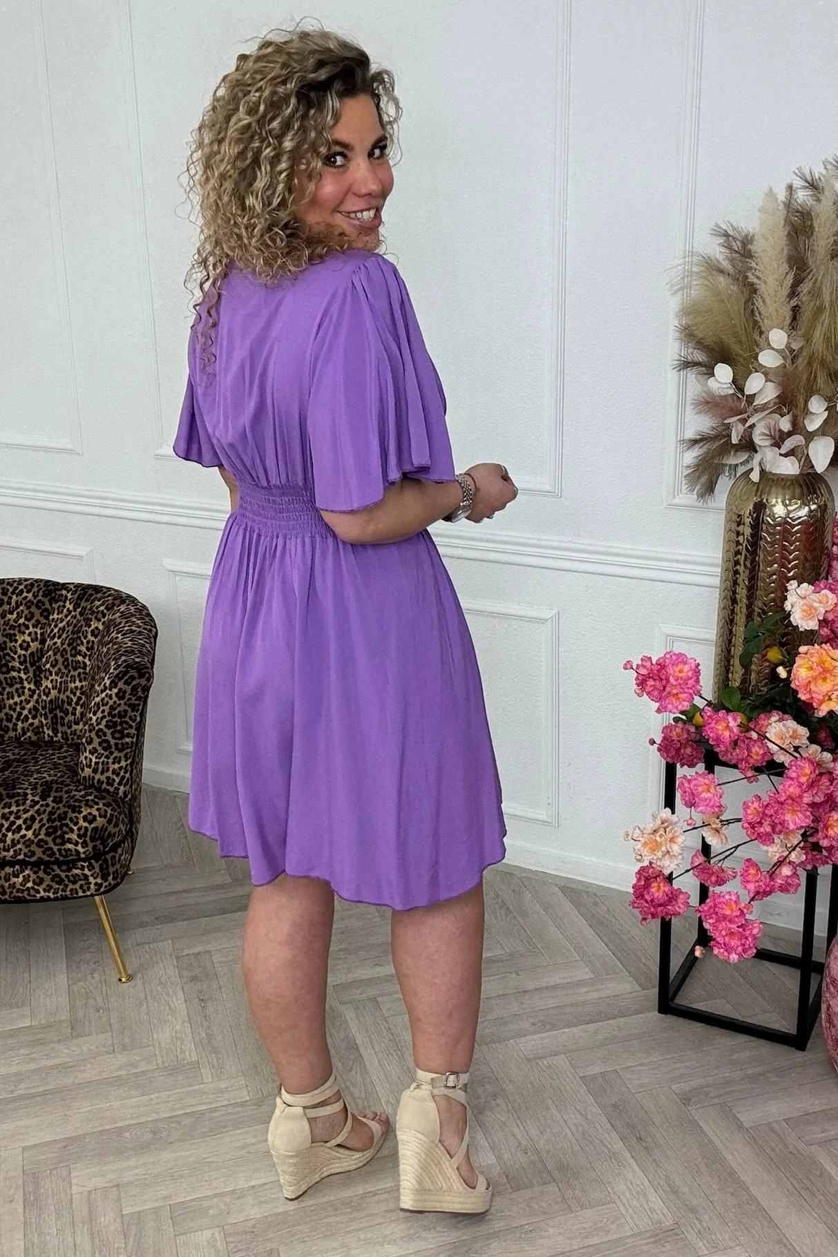 Sicilia Summer Dress - Lavender - Image 4