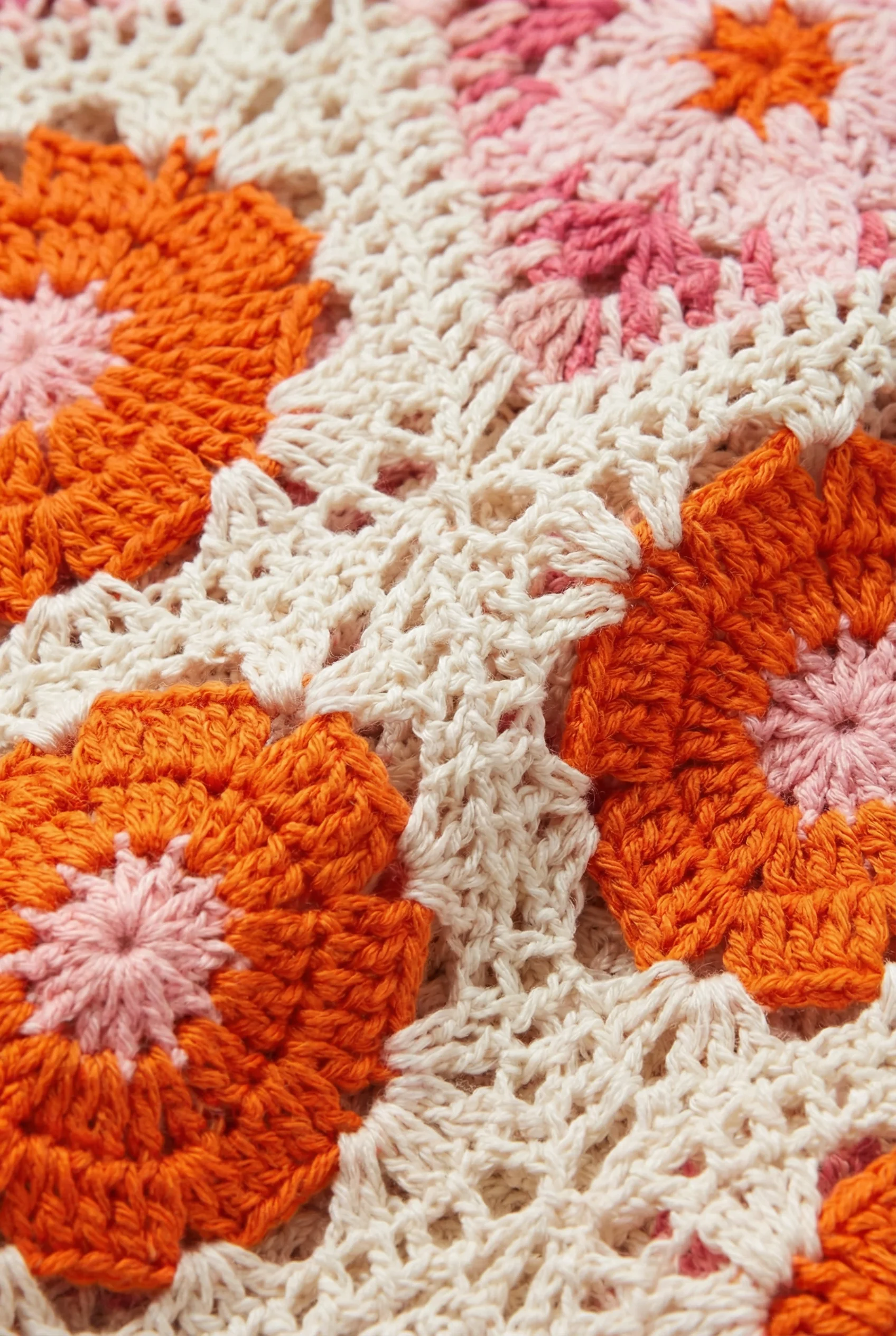 Simone Crochet Pants - Pink/Orange - Image 2