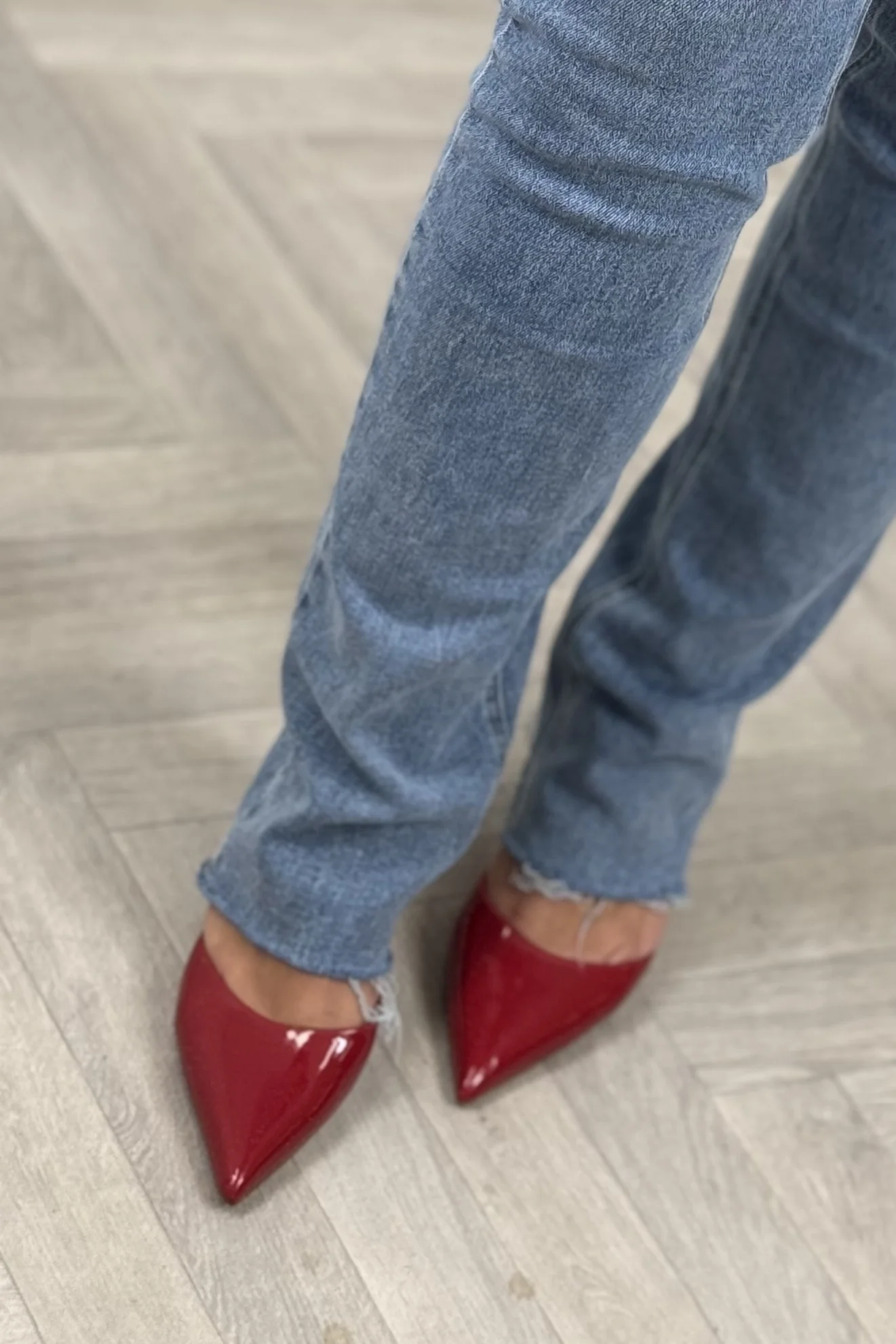 Slingback Heels - Red - Image 2