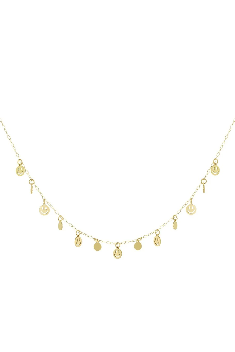 Smile Shine Necklace - Gold - Image 2