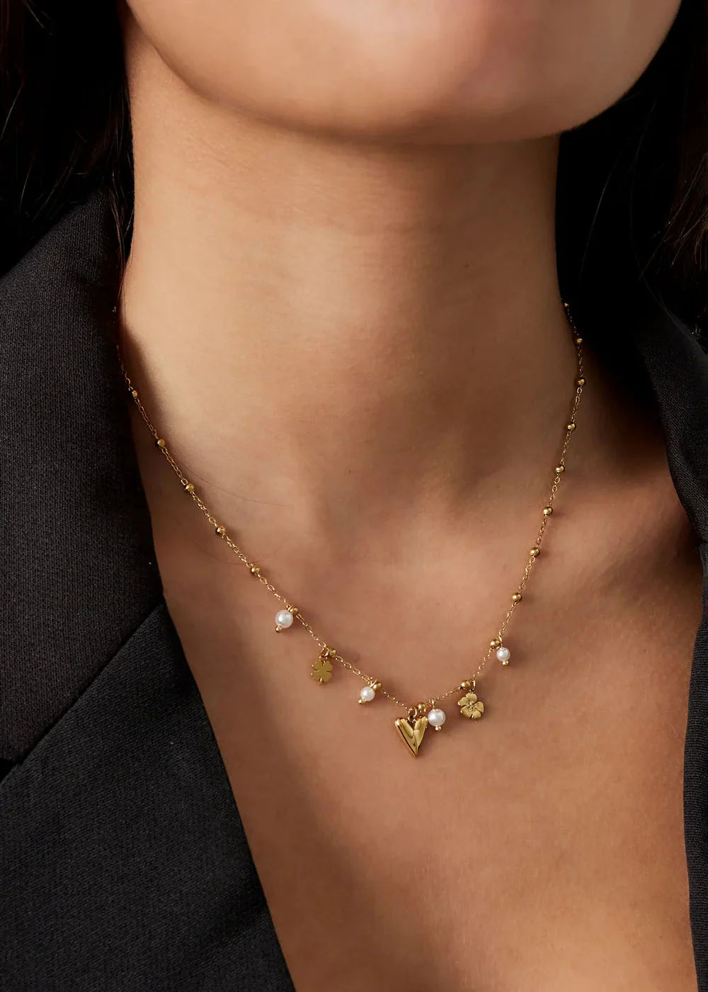 Lucky Girl Necklace - Gold
